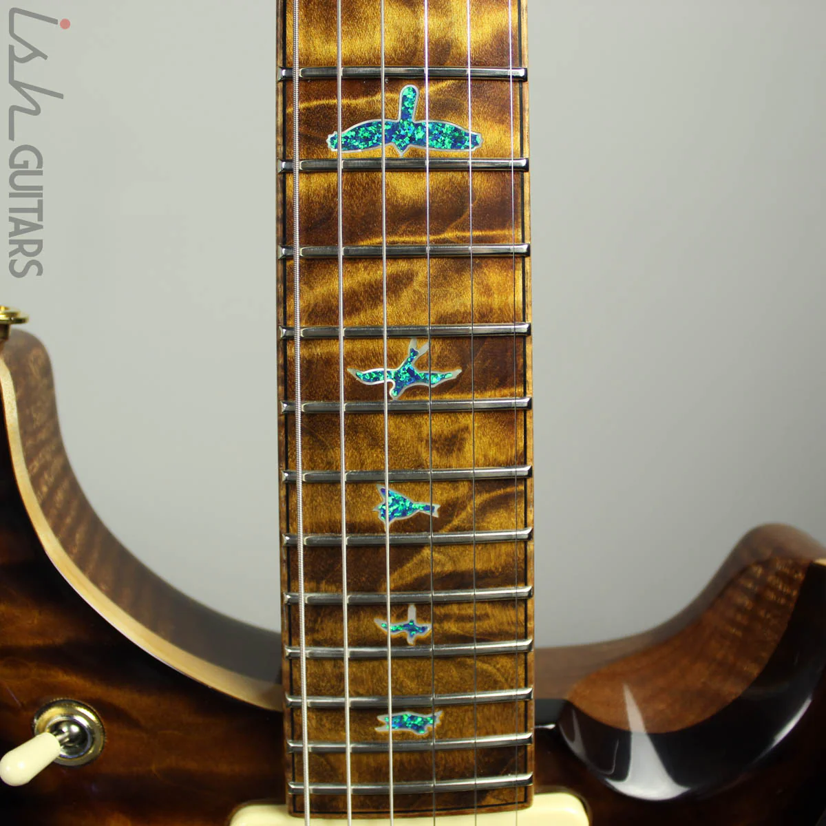 2019 PRS Private Stock McCarty 594 Semi-Hollow P90 McCarty Glow Smoked Burst - Image 9