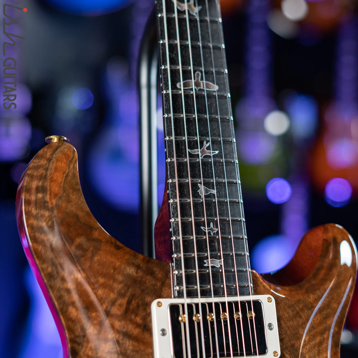 2019 PRS Private Stock Special Semi-Hollow Natural Walnut - Image 6