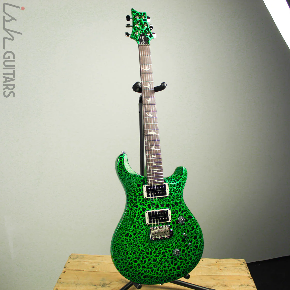 2019 PRS S2 Custom 24 Green Crackle - Image 3