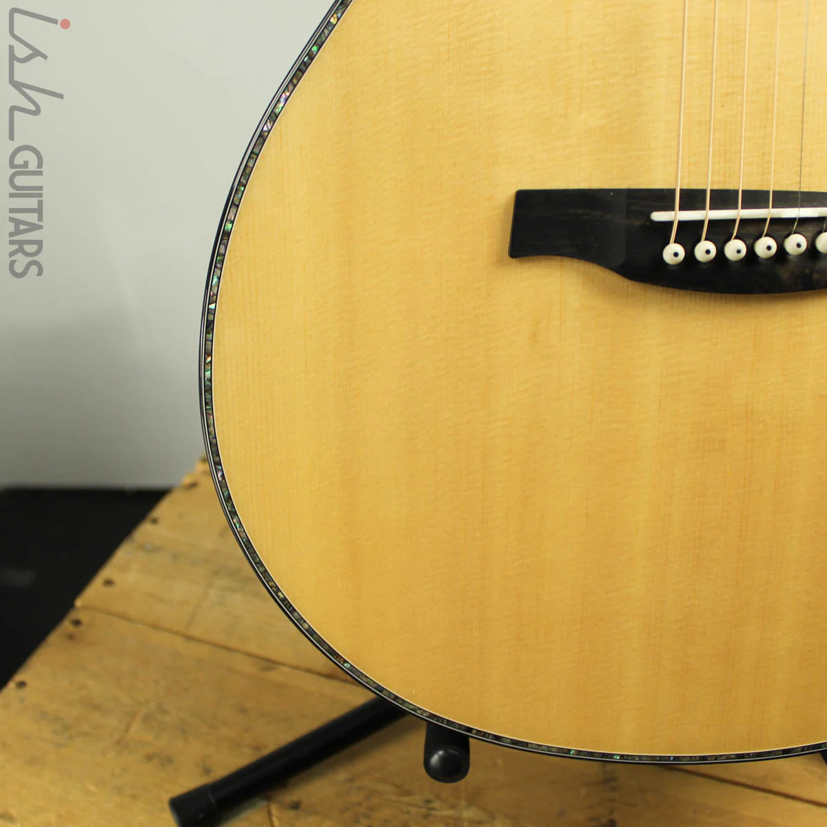 2019 PRS SE A55E Angelus Black Gold Burst Acoustic Electric B-Stock - Image 3