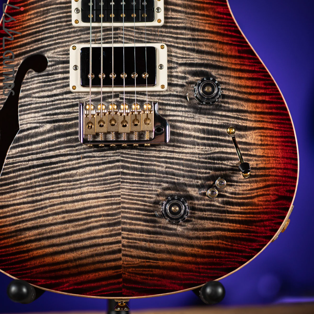 2019 PRS Special 22 10-Top Charcoal Cherry Burst - Image 4