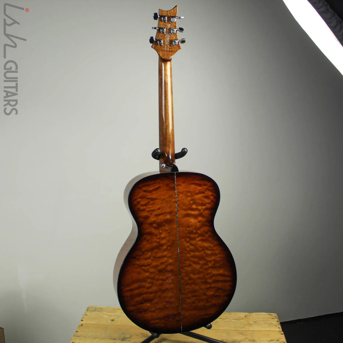 2019 PRS SE T55E Tonare Black Gold Burst Acoustic Electric B-STOCK - Image 8