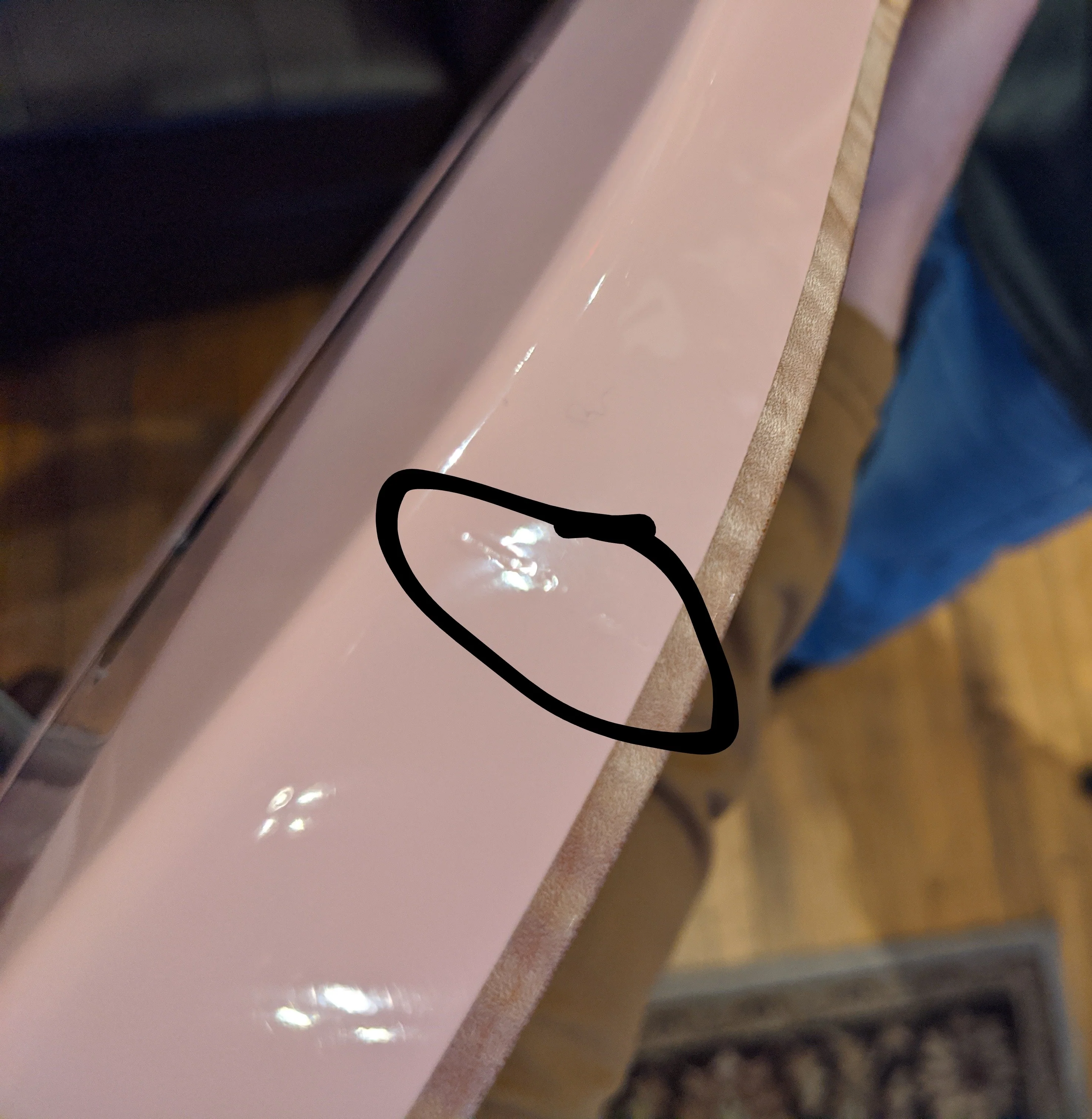 B-Stock 2019 PRS Wood Library Special 22 Semi-Hollow Opaque Grandma Hannon Pink - Image 11