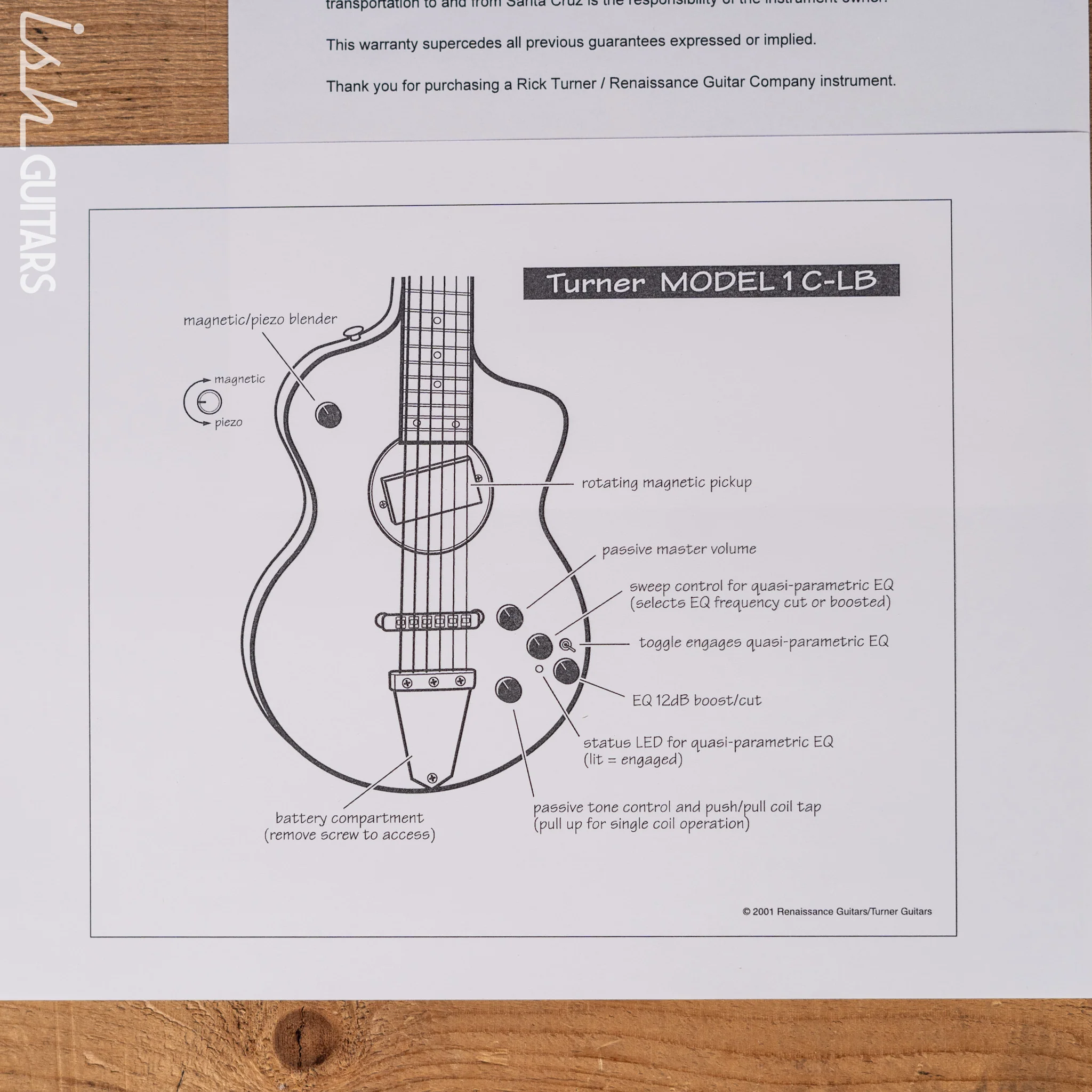 2019 Rick Turner 40th Anniversary Signed by Lindsey Buckingham - Image 15