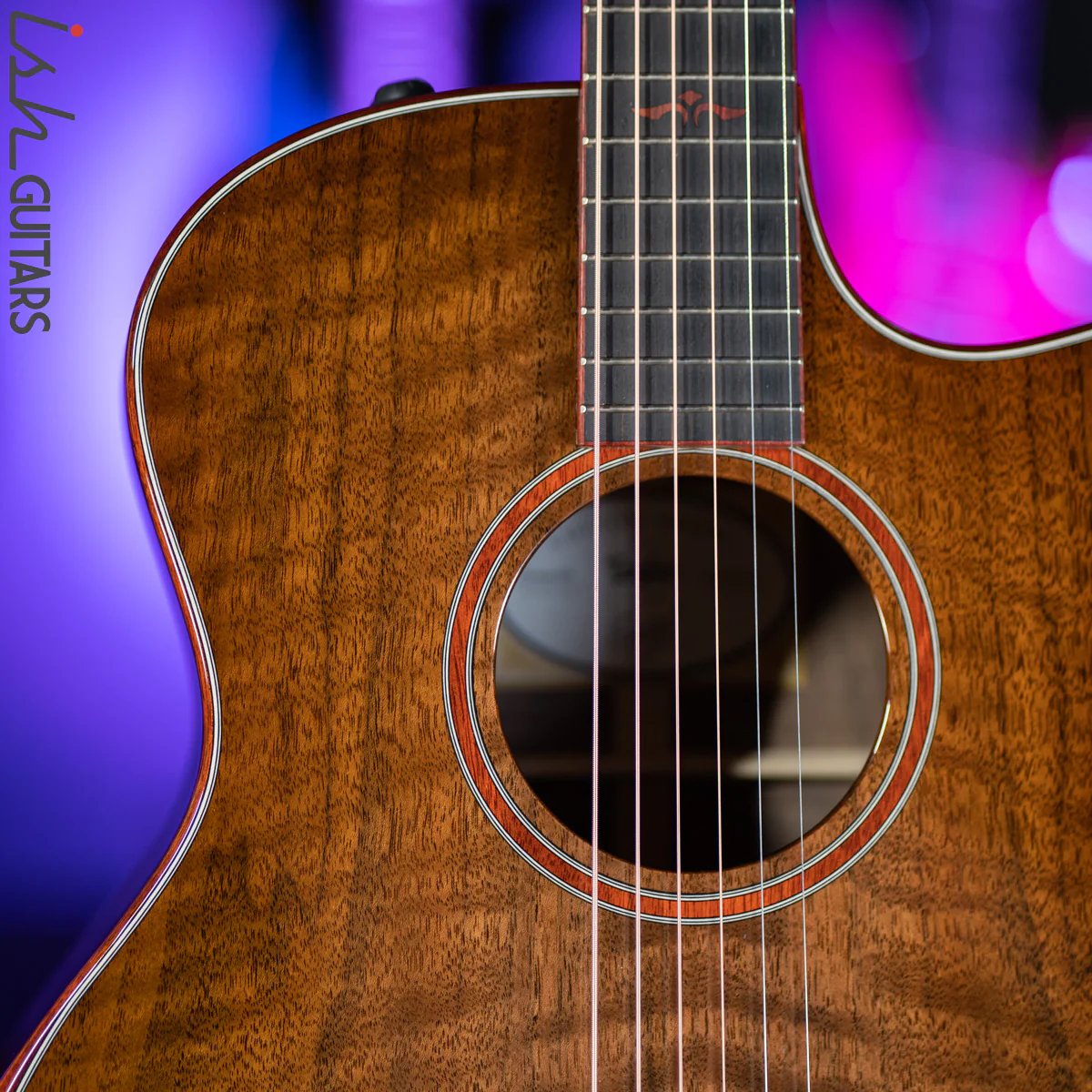 2019 Taylor Custom Grand Symphony Catch Walnut Bloodwood - Image 3