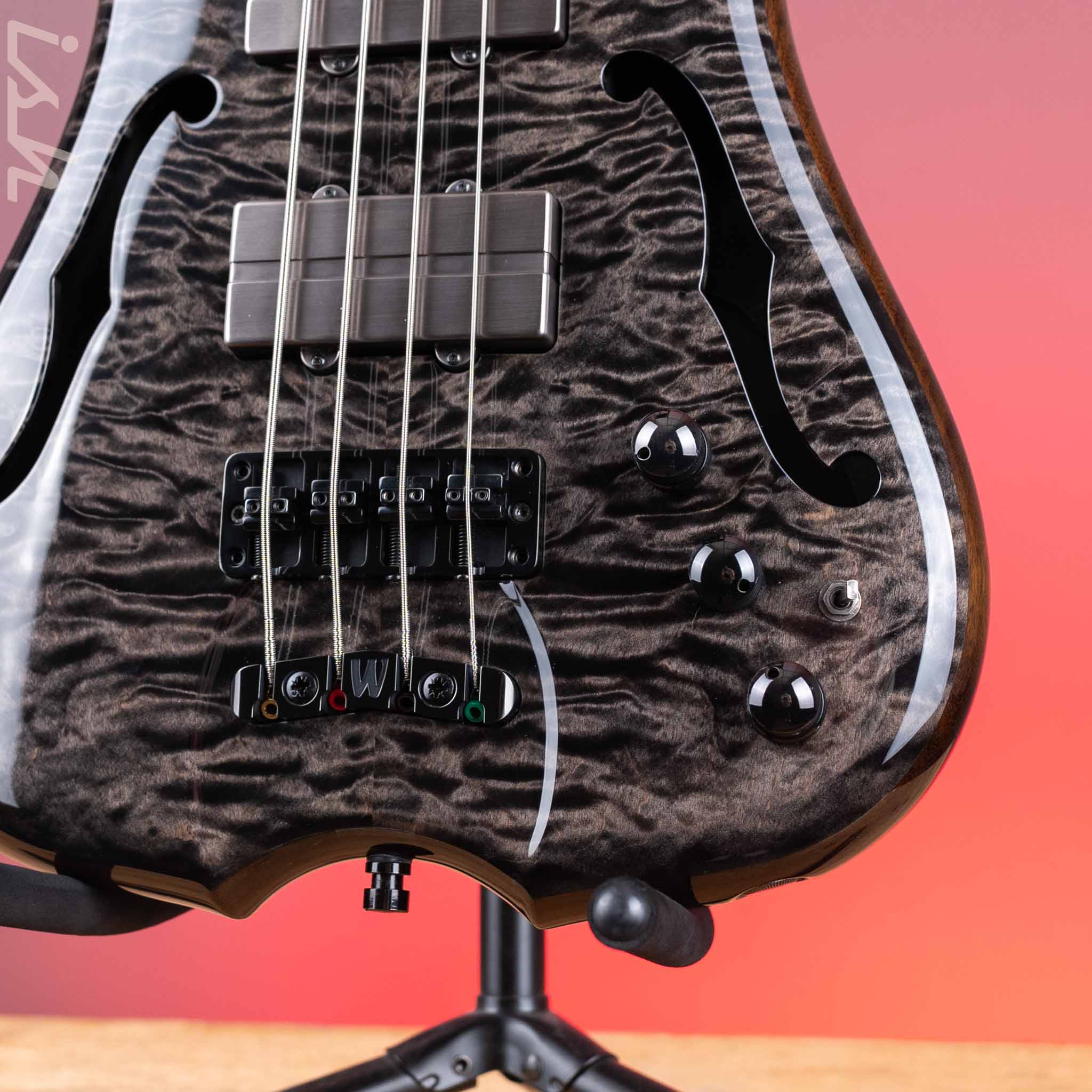 2019 Warwick Custom Shop CO Infinity Nirvana Black THP - Image 4