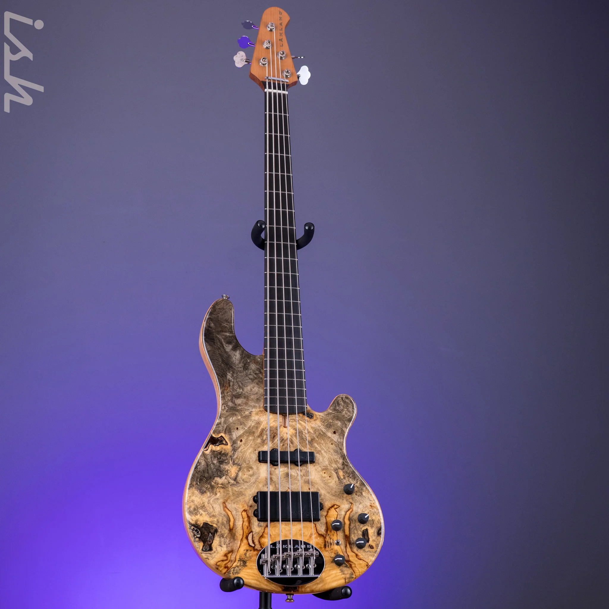 2020-2021 Lakland 55-94 Deluxe 5-String burl maple - Image 2