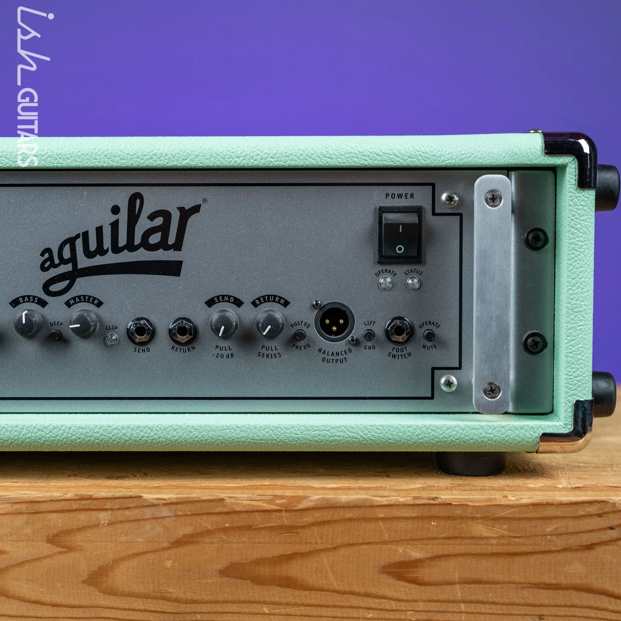 2020 Aguilar DB751 Bass Amp w/Road Case Limited Edition Poseidon Green - Image 3