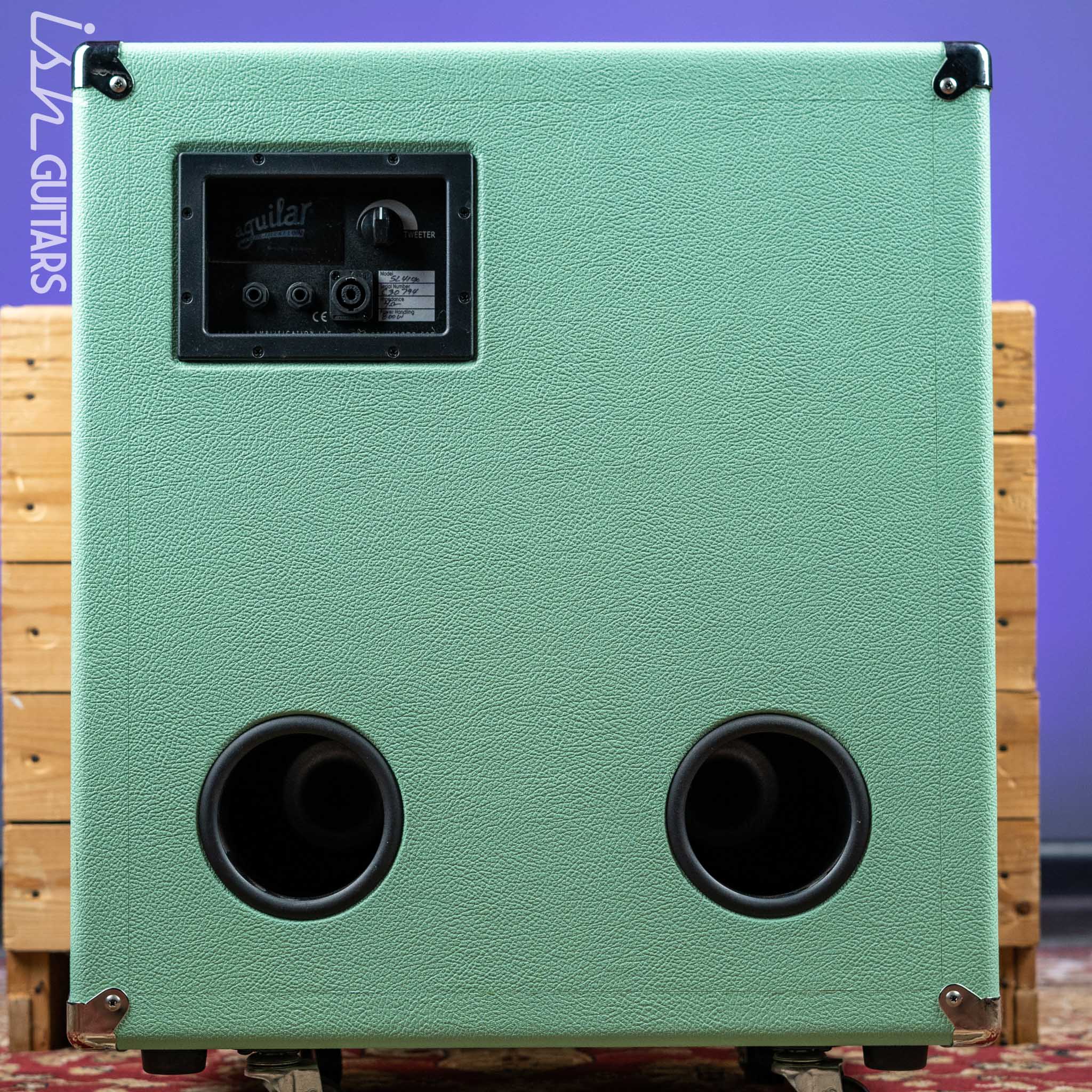 2020 Aguilar SL410X 4x10 Bass Cabinet Limited Edition Poseidon Green - Image 2