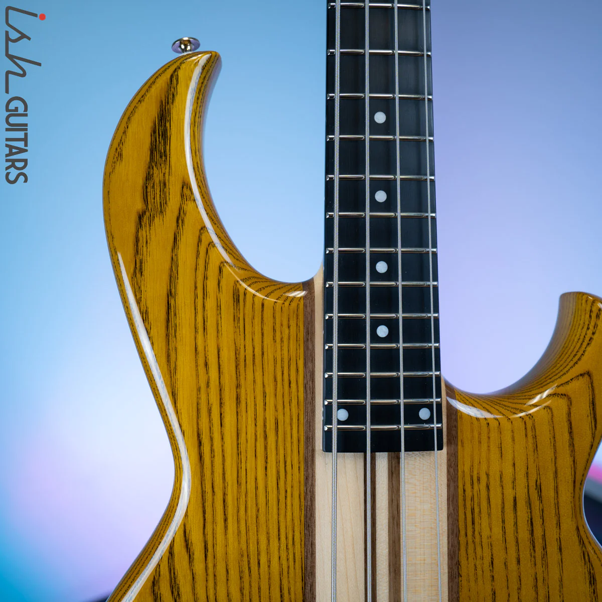 2020 Aria Pro II SB-1000B Reissue Bass Guitar Made in Japan Amber - Image 3