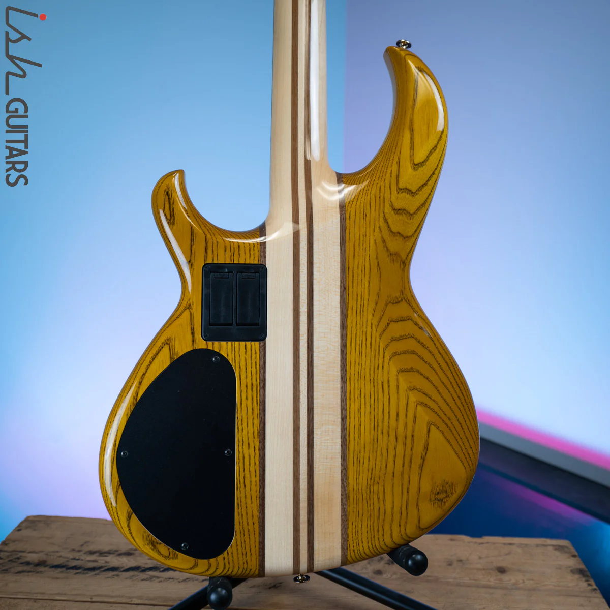 2020 Aria Pro II SB-1000B Reissue Bass Guitar Made in Japan Amber - Image 8