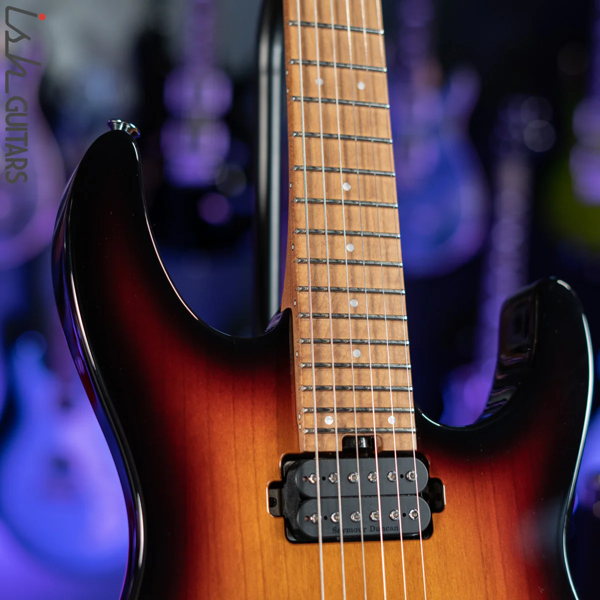 2020 Charvel Pro-Mod DK24 HH 2PT CM 3-Tone Sunburst - Image 5