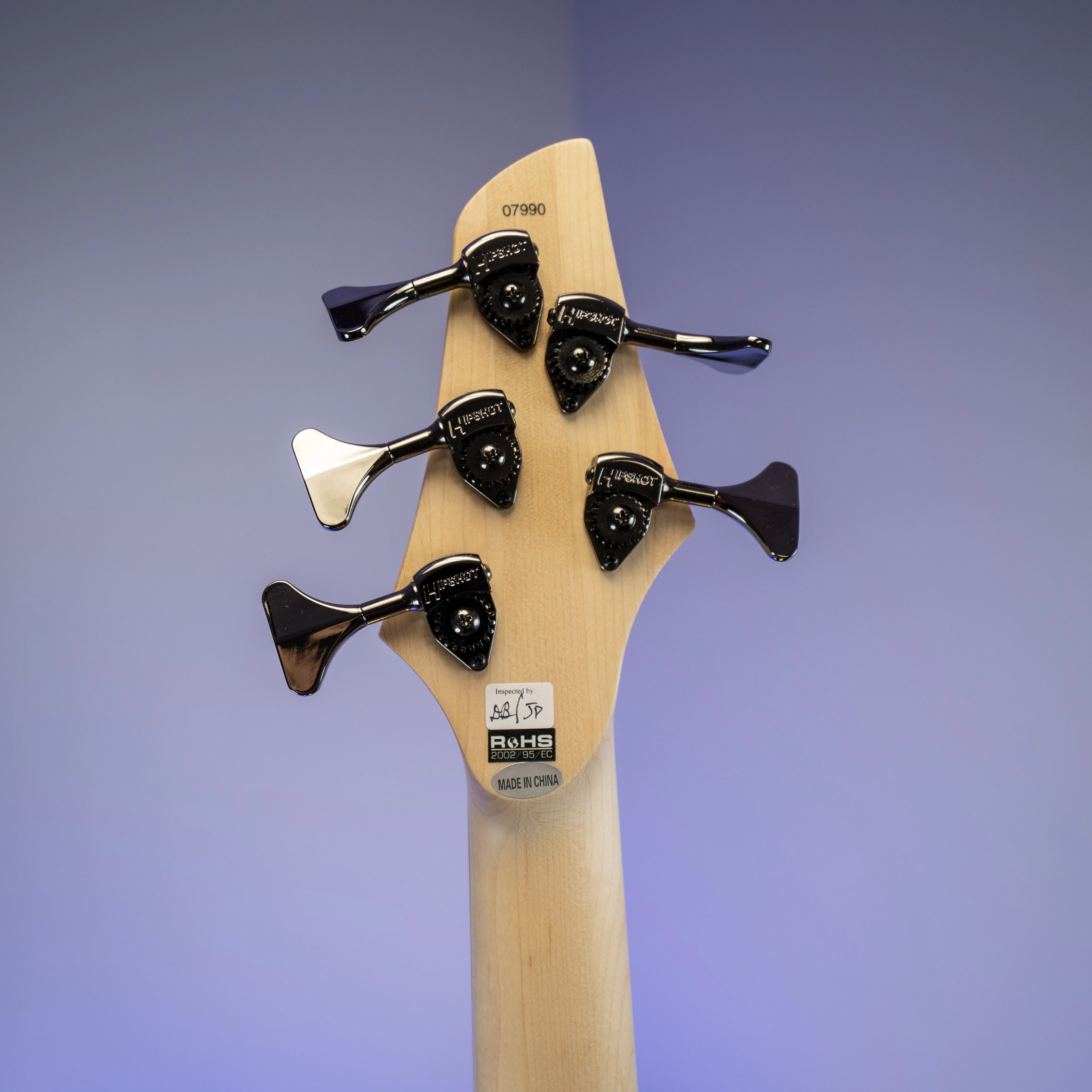 Dingwall 5-String Combustion 2X 10th Anniversary Amethyst Burst Pau Ferro Fretboard - B Stock - Image 13