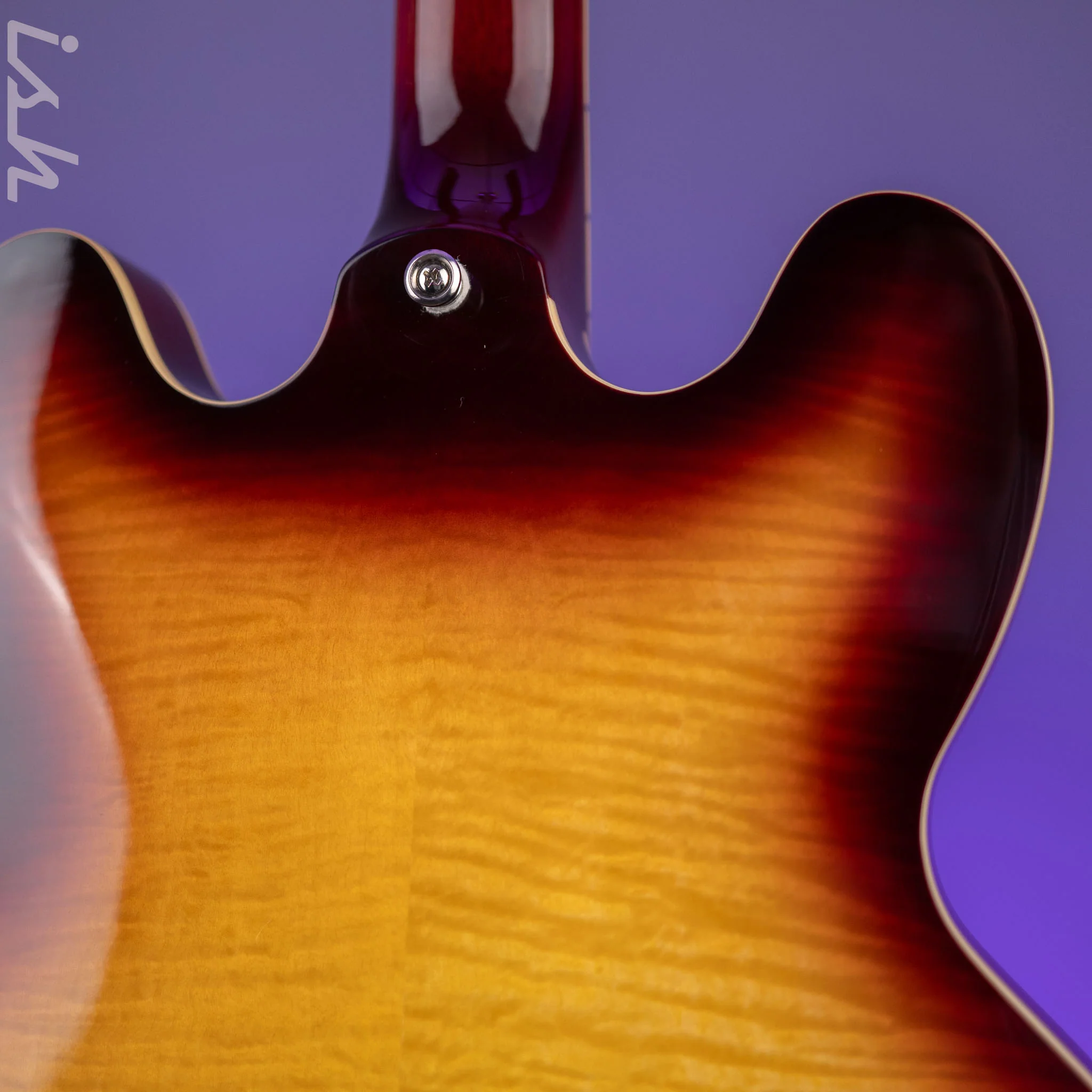 2020 Epiphone ES-335 Figured Semi-Hollow Raspberry Tea Burst - Image 12