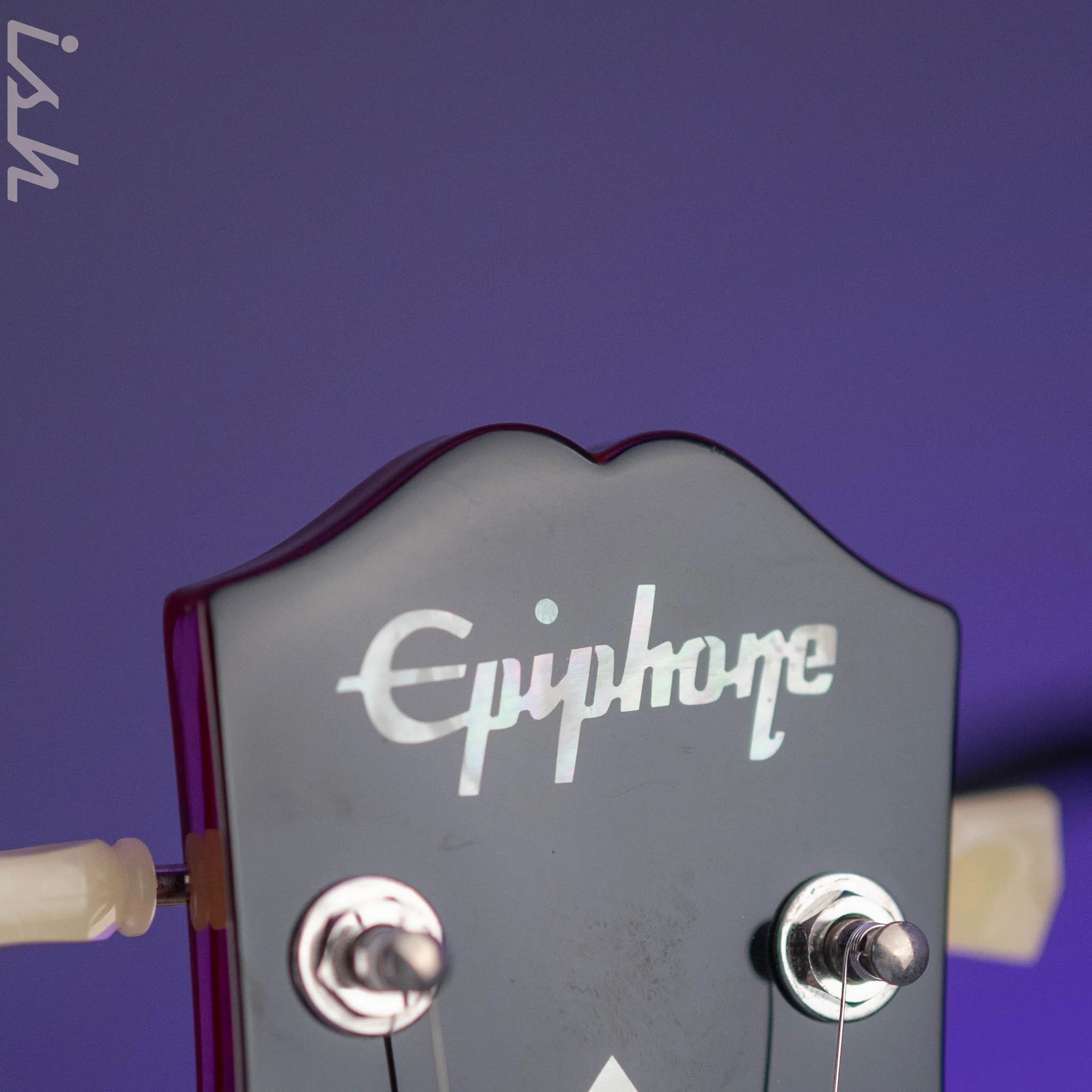 2020 Epiphone ES-335 Figured Semi-Hollow Raspberry Tea Burst - Image 9