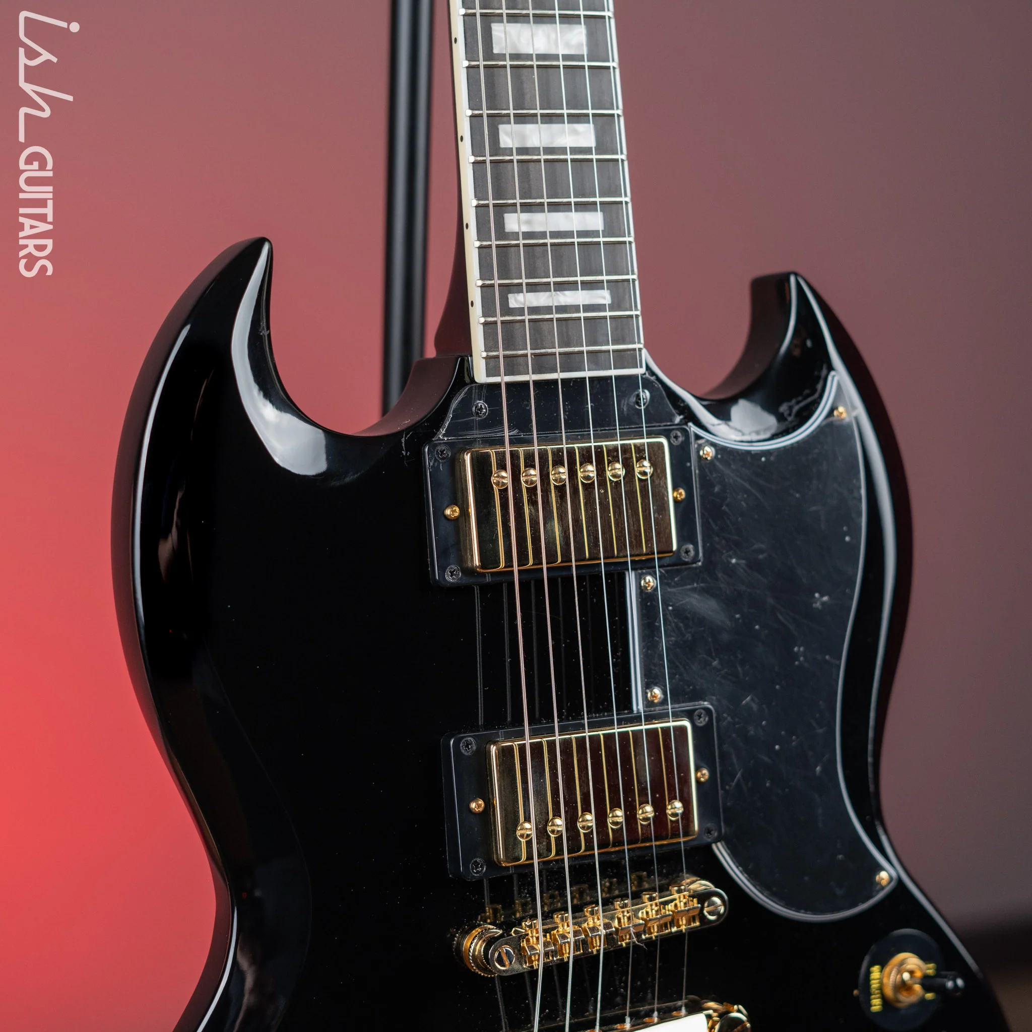 2020 Epiphone SG Custom Black - Image 3
