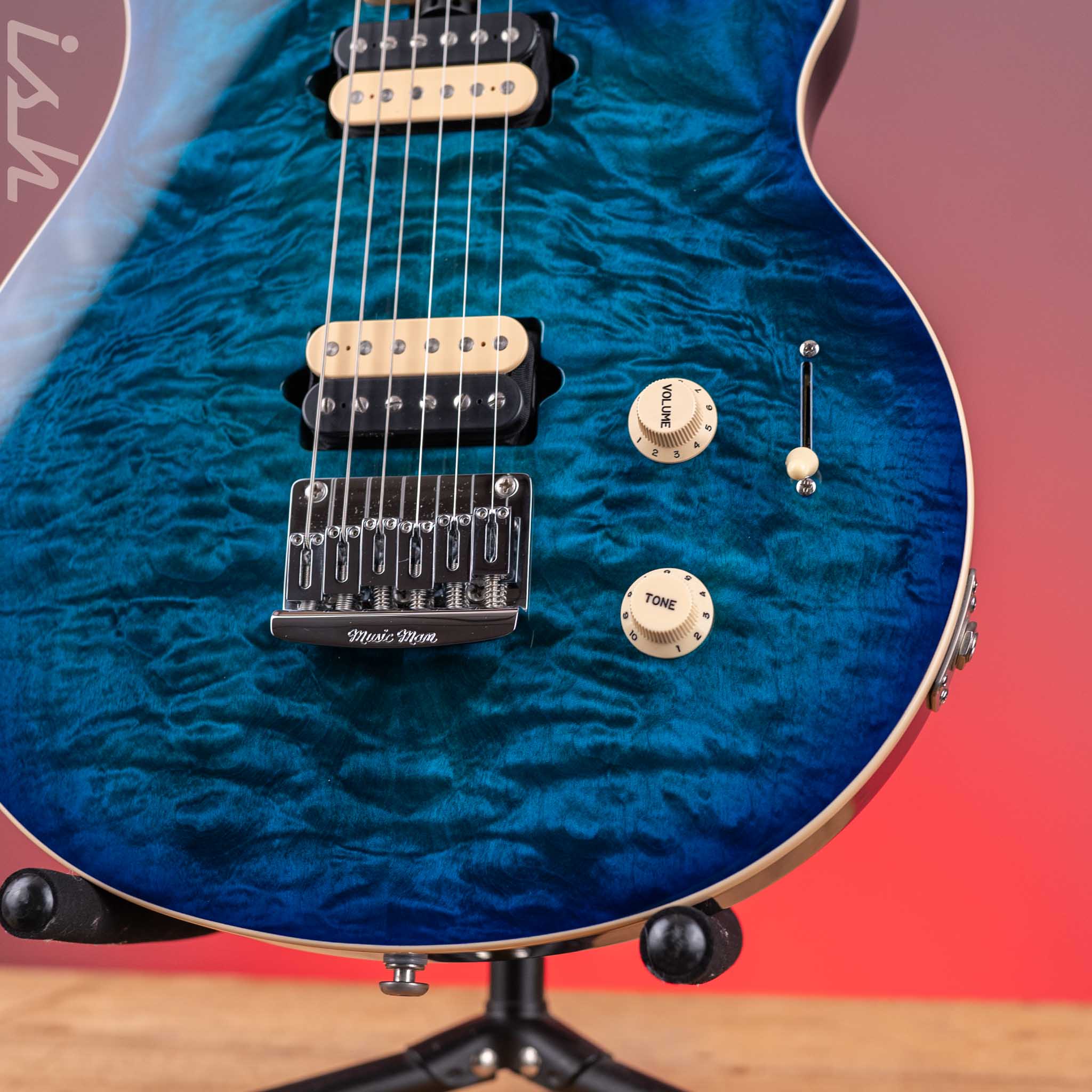 2020 Ernie Ball Music Man Axis Super Sport Balboa Blue - Image 4