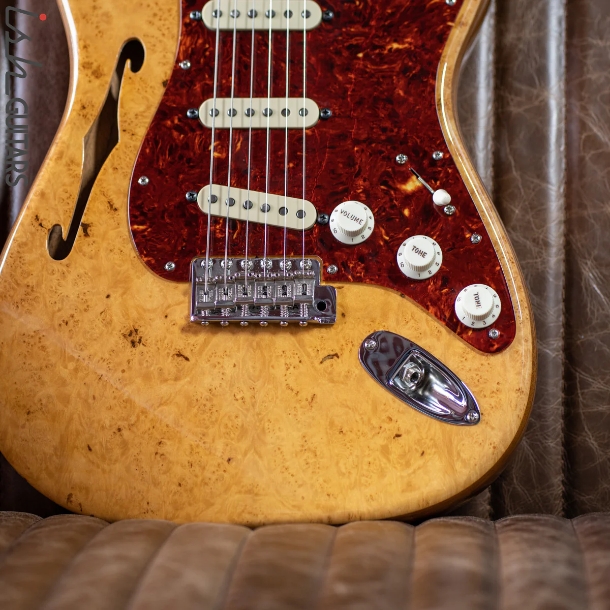 2020 Fender Custom Shop Artisan Thinline Strat - Image 4