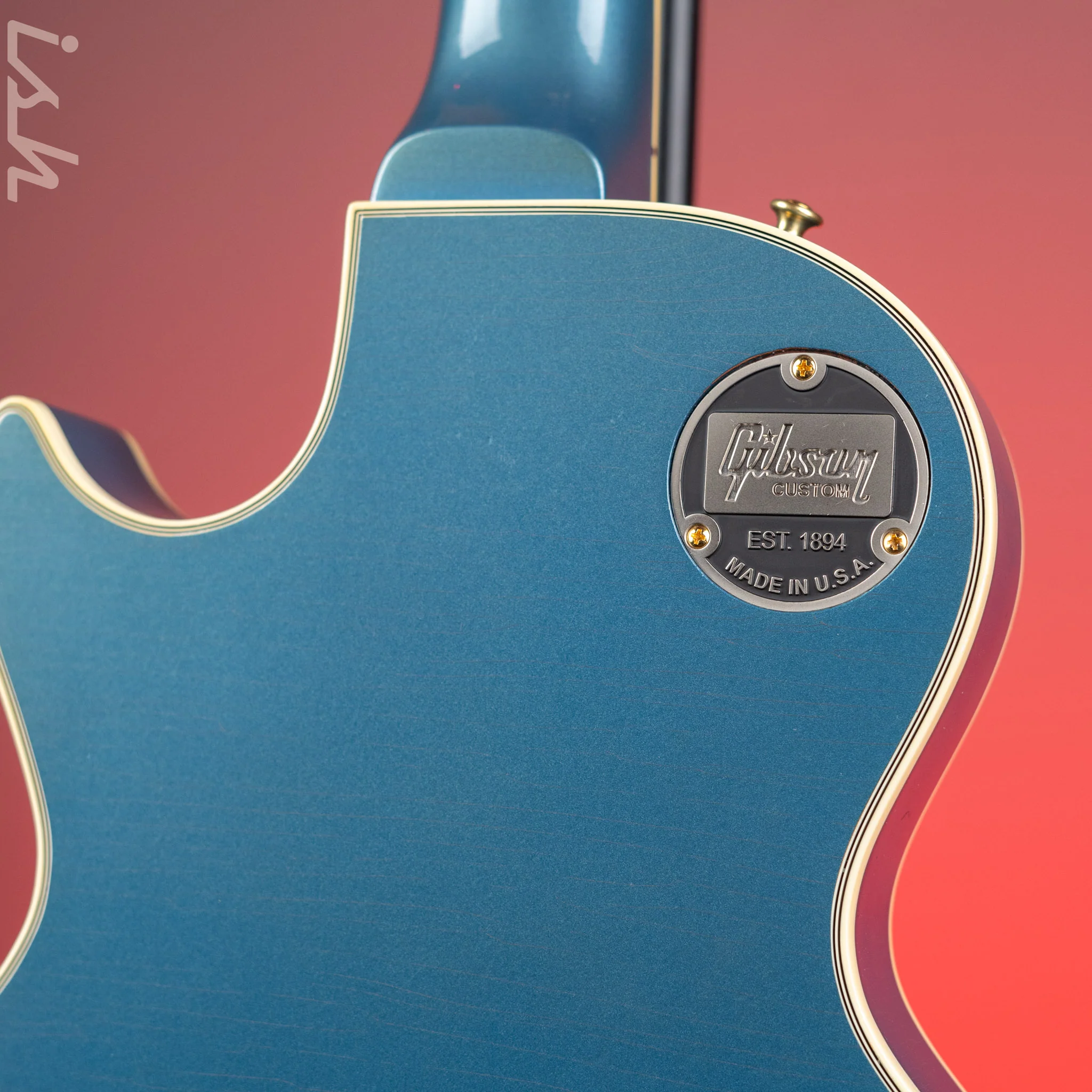 2020 Gibson Custom Shop Les Paul 1968 Reissue Pelham Blue - Image 11
