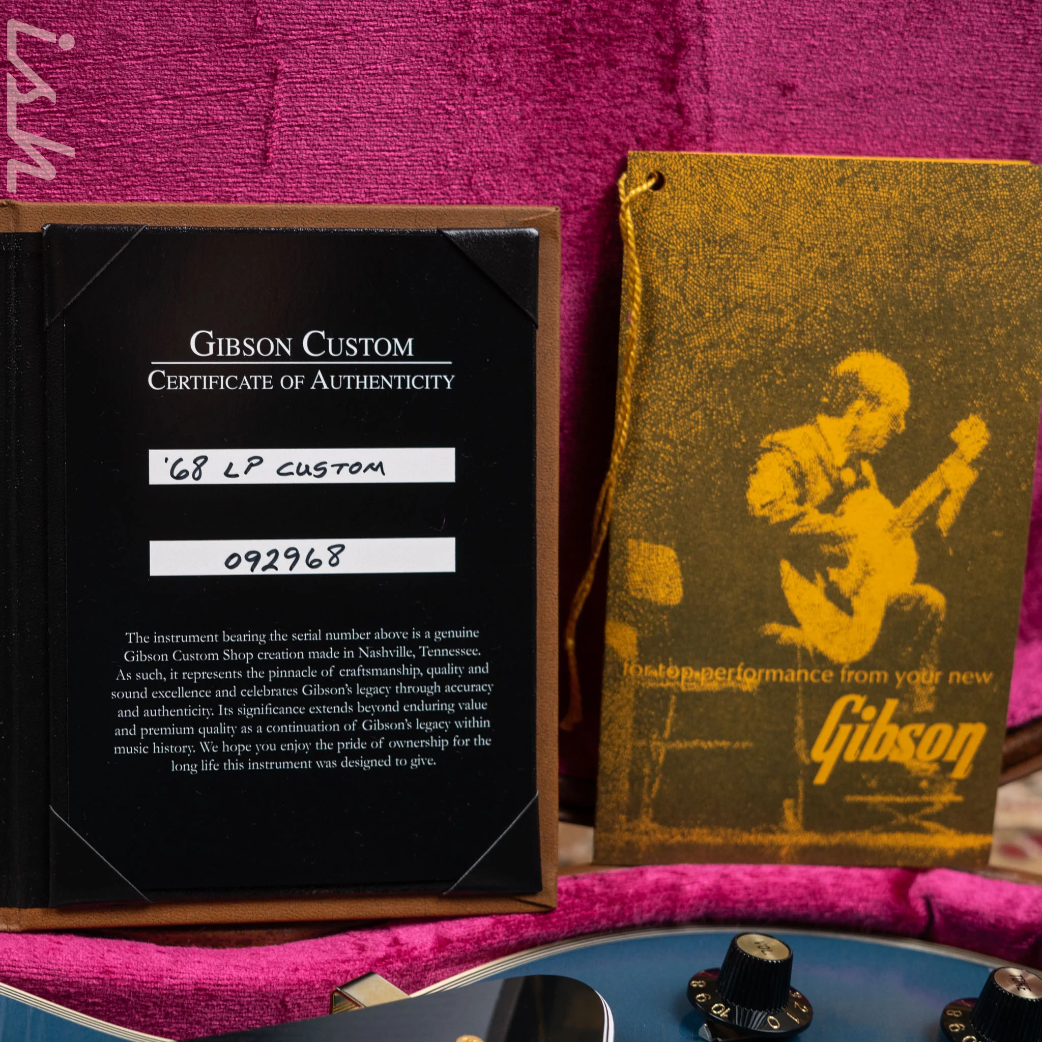 2020 Gibson Custom Shop Les Paul 1968 Reissue Pelham Blue - Image 19