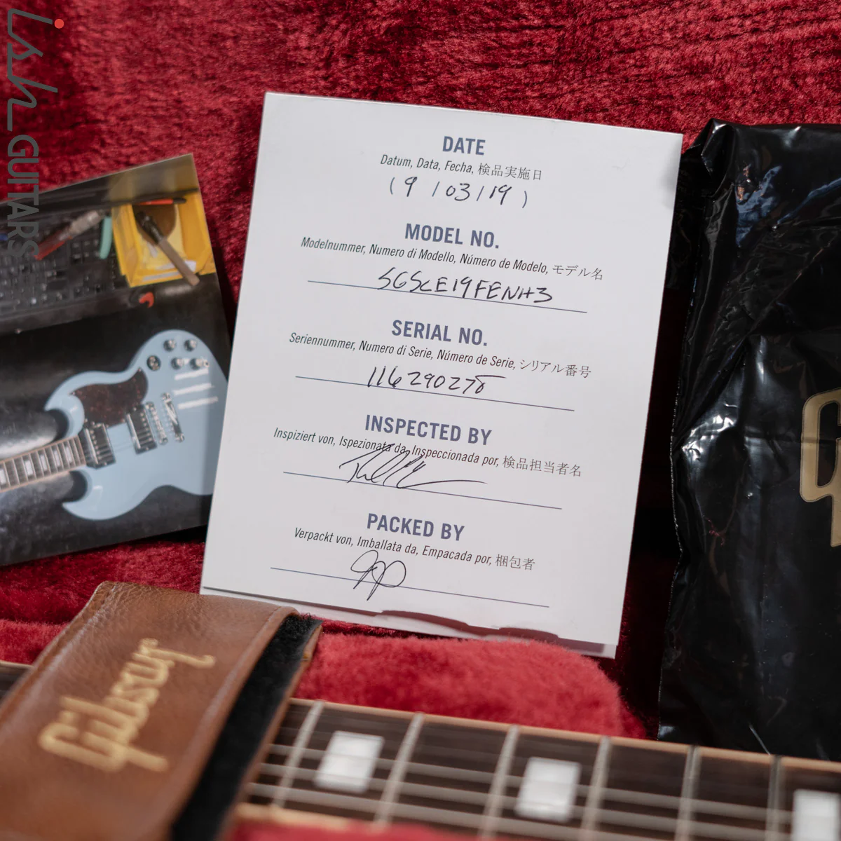 2020 Gibson SG Standard Frost Blue - Image 14