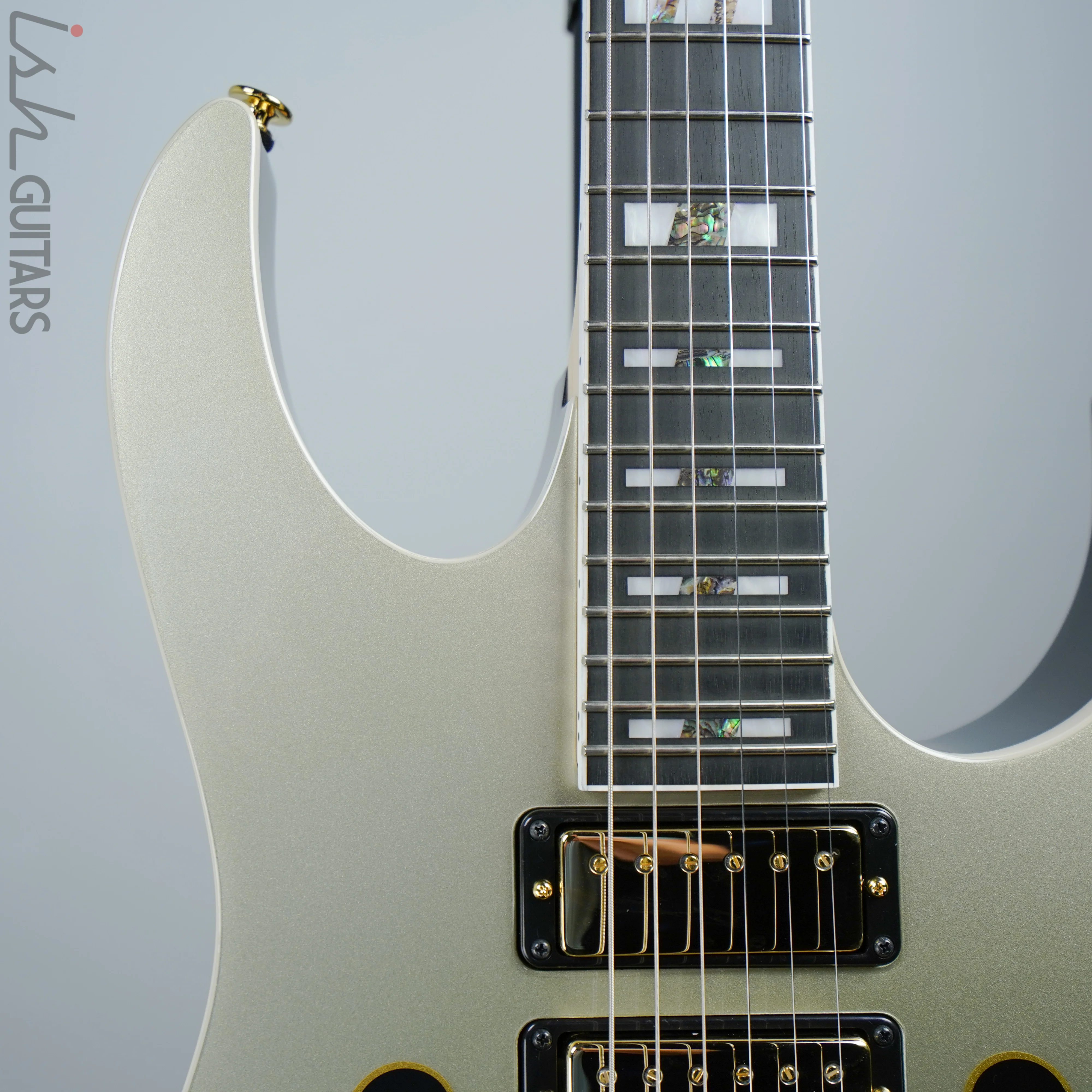 2020 Ibanez Paul Gilbert PGM333 Limited Edition 30th Anniversary Champagne Gold - Image 3