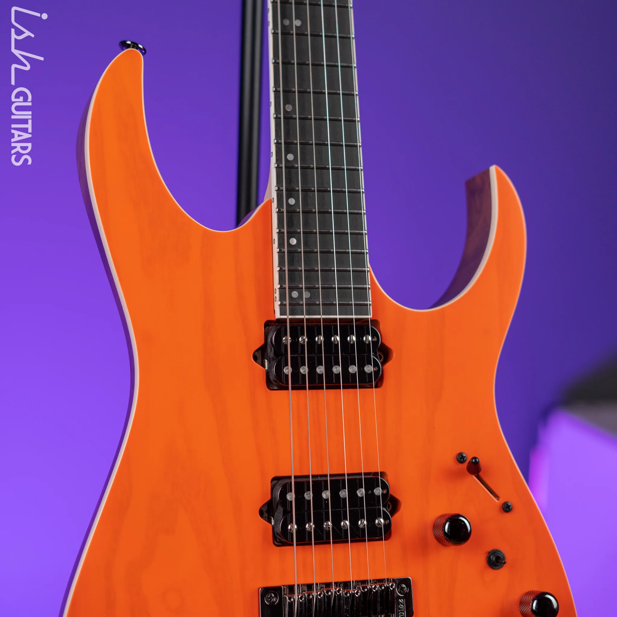 Ibanez Prestige RGR5221 Electric Guitar Fluorescent Orange - Image 3