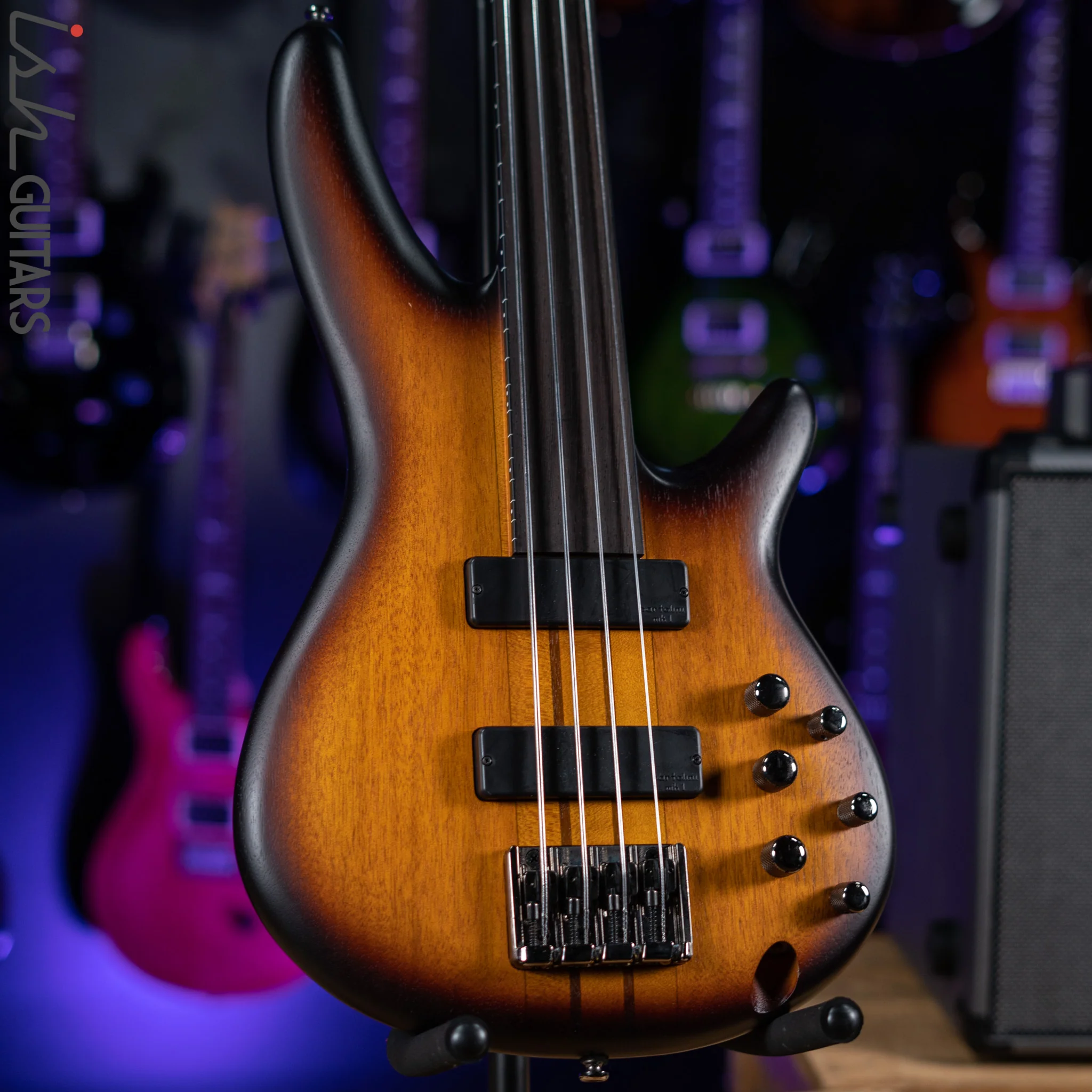 2020 Ibanez SDGR SF700 Bass Brown Burst Flat