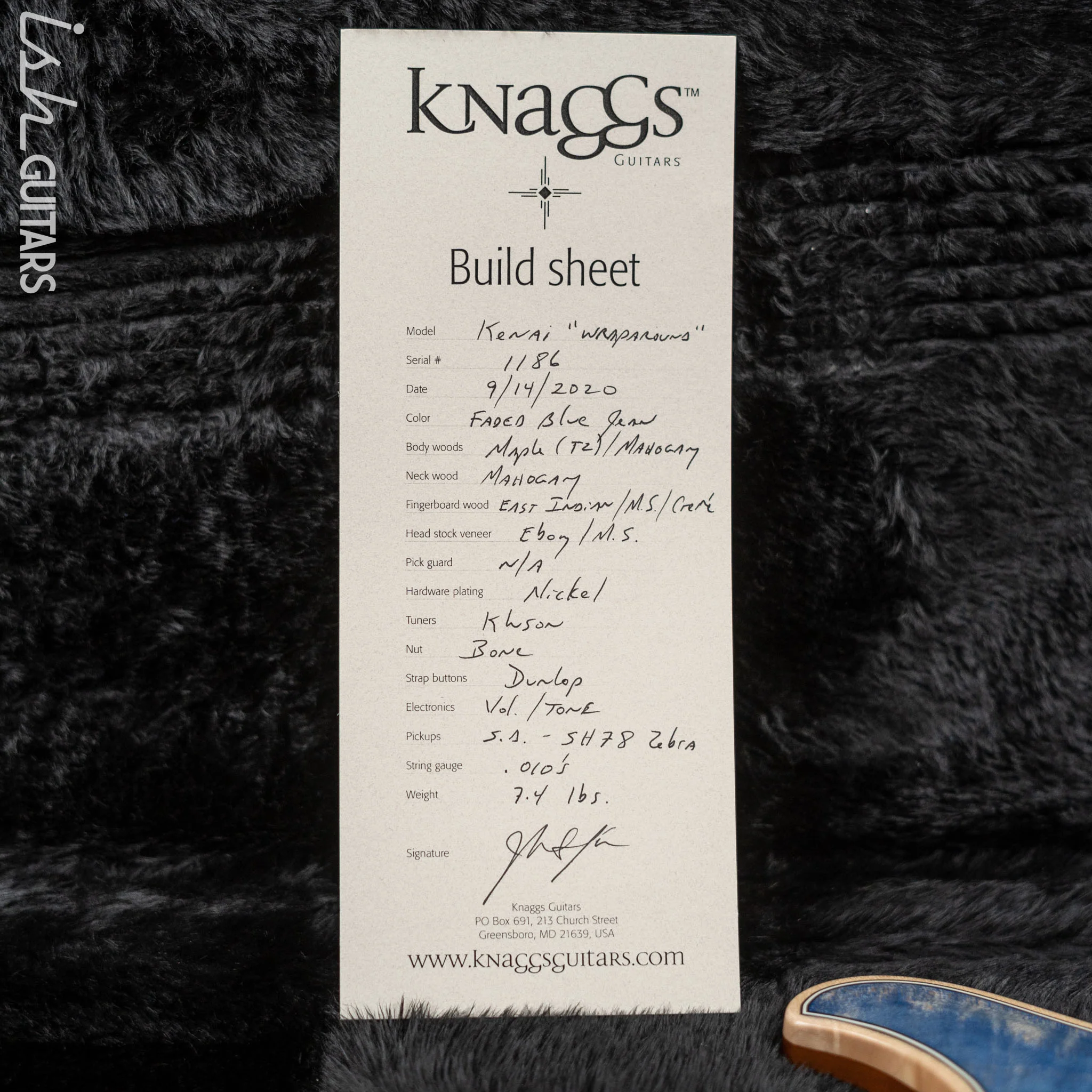 2020 Knaggs Kenai T2 “Wraparound” Faded Blue Jean - Image 16