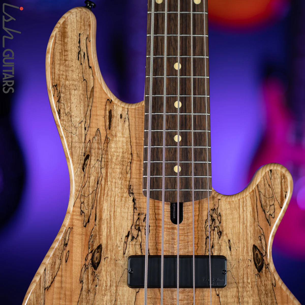 2020 Lakland Skyline Series 55-01 5-String Bass Natural Spalted Maple - Image 3