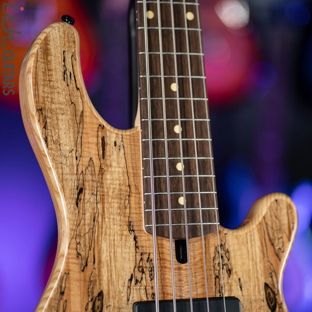 2020 Lakland Skyline Series 55-01 5-String Bass Natural Spalted Maple - Image 5