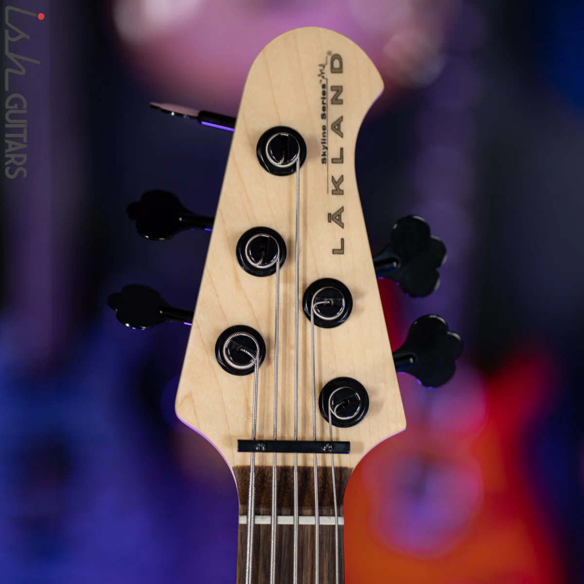 2020 Lakland Skyline Series 55-01 5-String Bass Natural Spalted Maple - Image 6