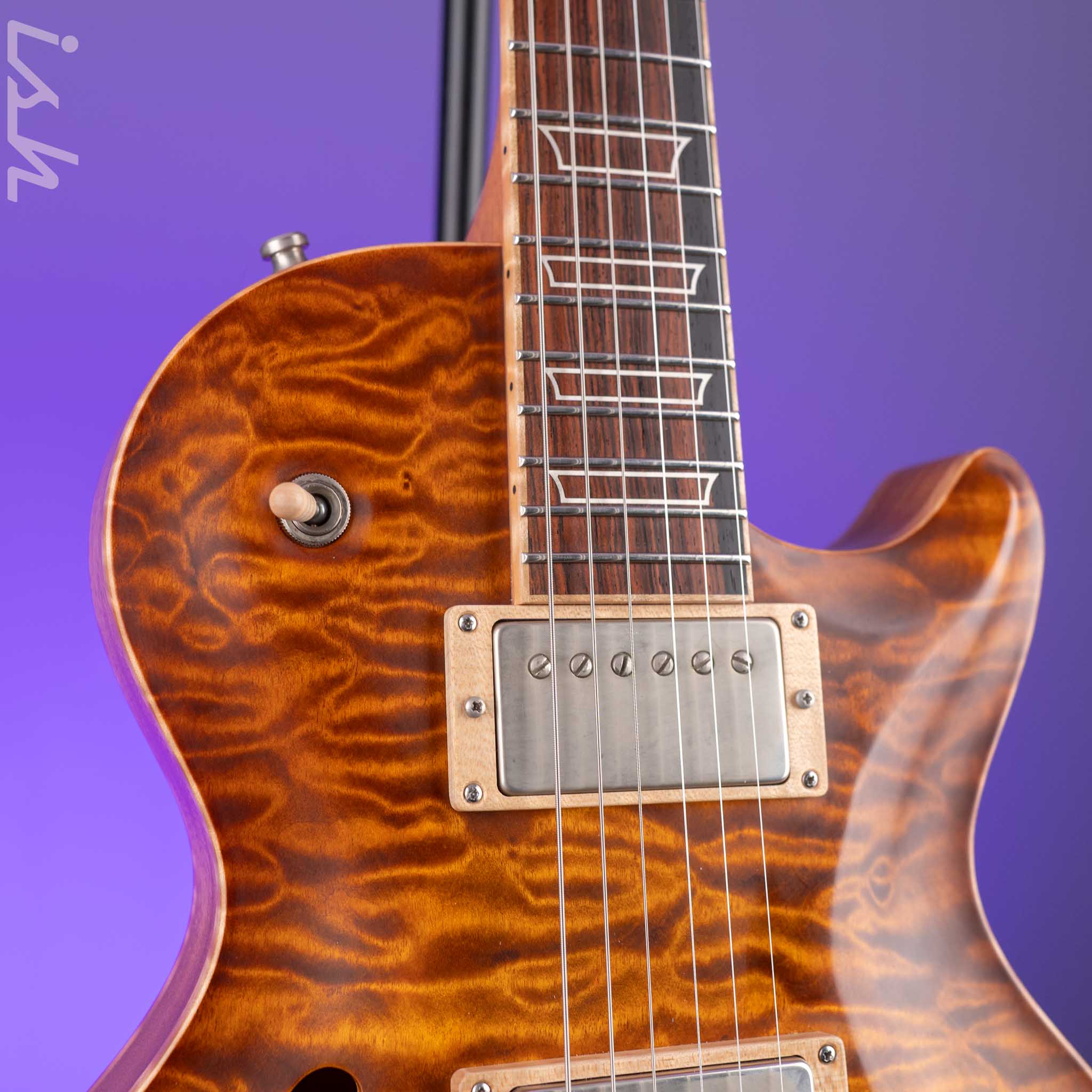 2020 Nik Huber Orca Custom Order Semi-Hollow D.S. Faded Sunburst - Image 4