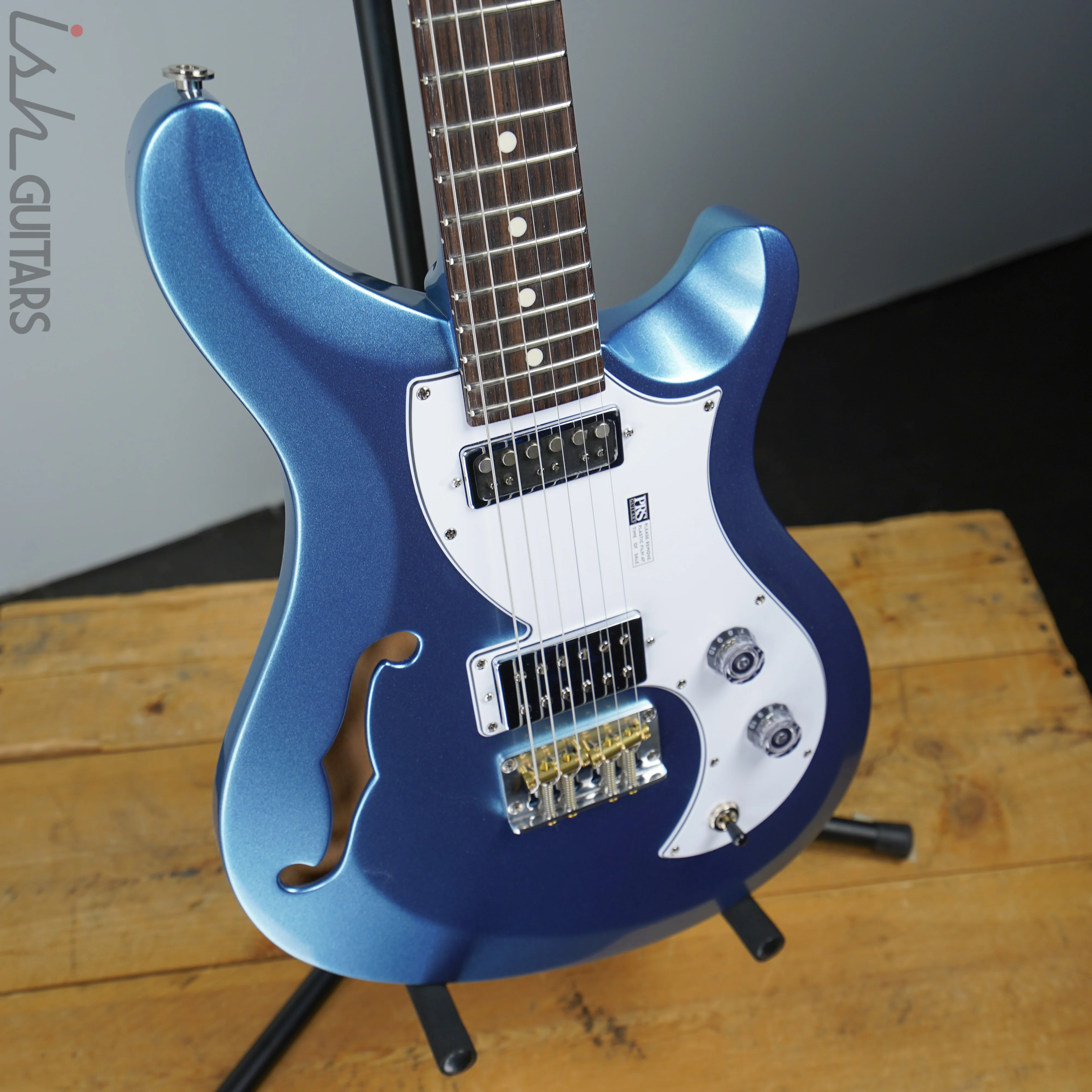 2020 Paul Reed Smith PRS S2 Vela Semi-Hollow Frost Blue Metallic - Image 5