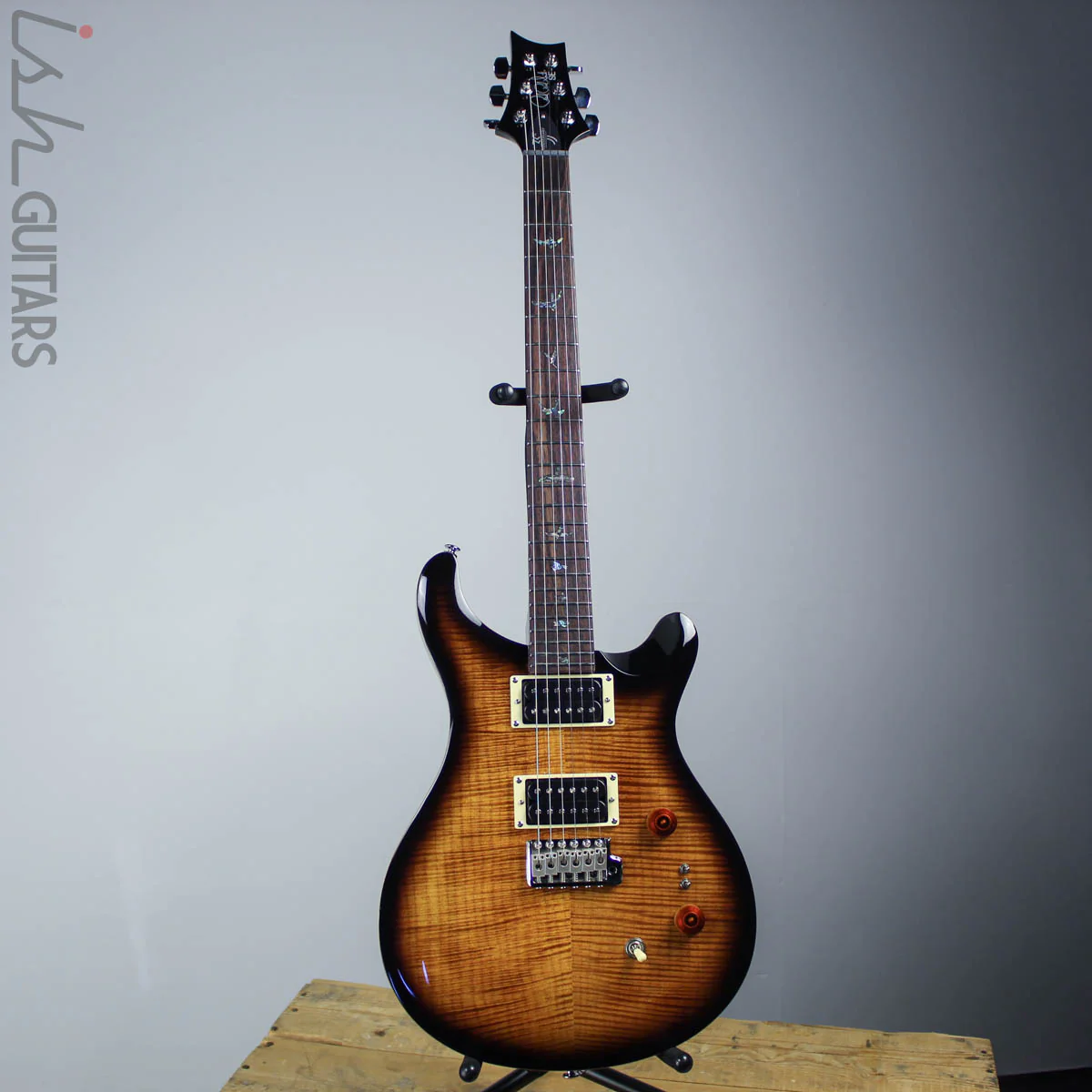 B Stock 2020 Paul Reed Smith PRS SE 35th Anniversary Custom 24 Black Gold Burst - Image 2