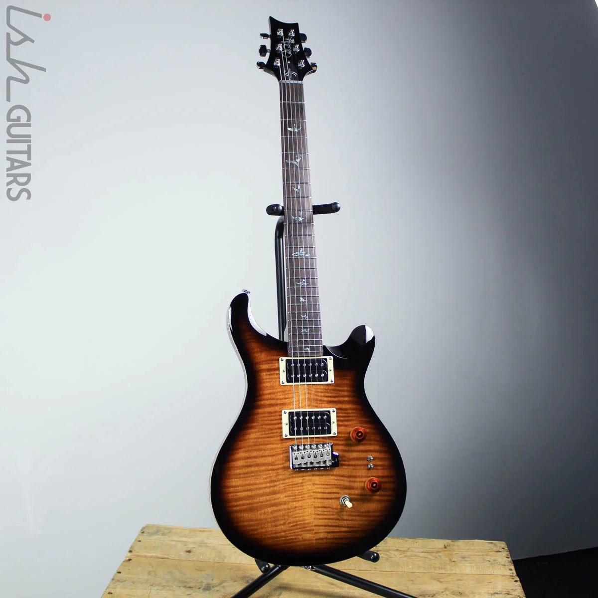 2020 Paul Reed Smith PRS SE 35th Anniversary Custom 24 Black Gold Burst - Image 2