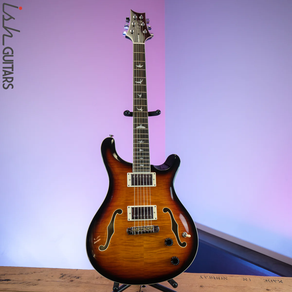 2020 Paul Reed Smith PRS SE Hollowbody Ii Tricolor Sunburst - Image 2