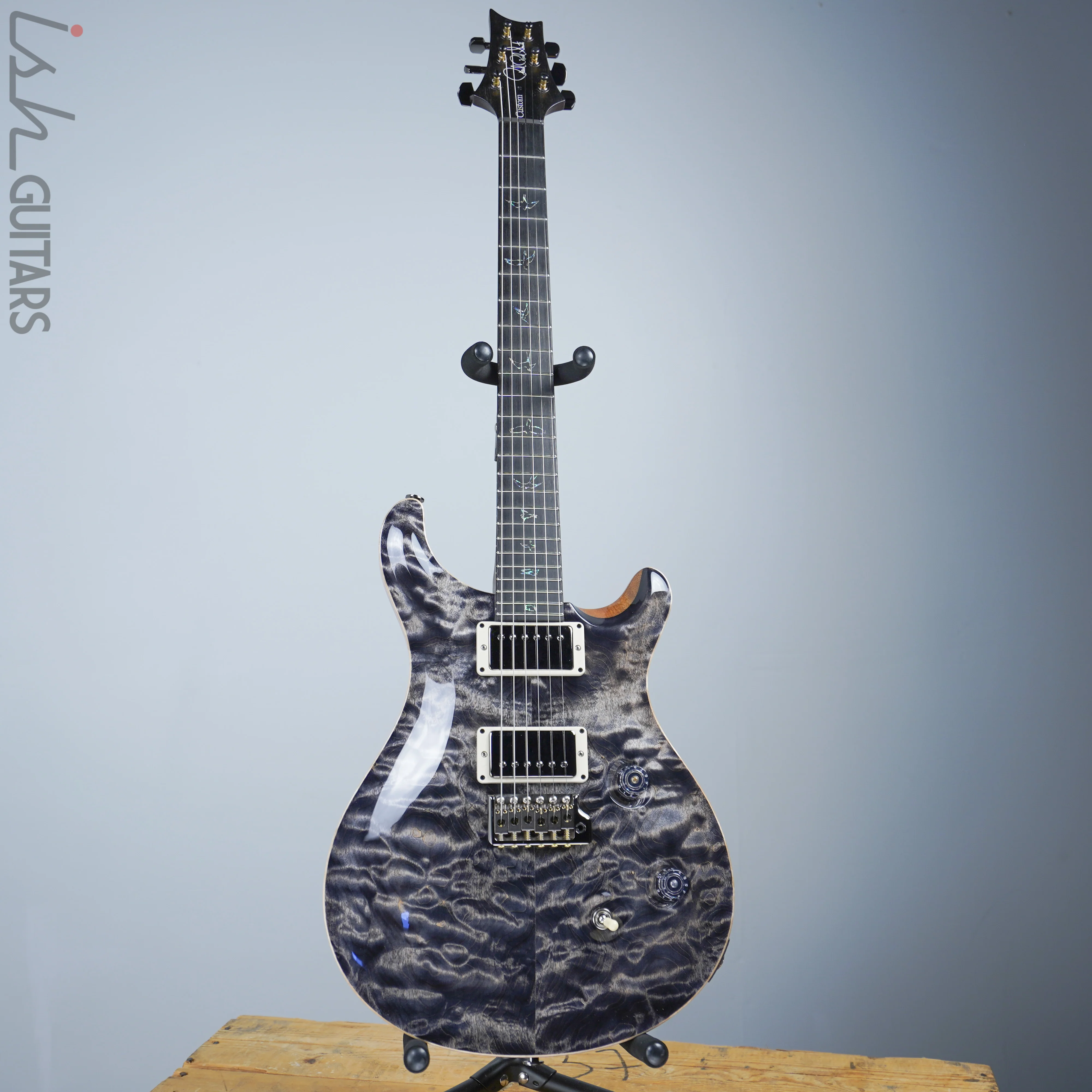 2020 Paul Reed Smith PRS Wood Library Custom 24 Charcoal - Image 2