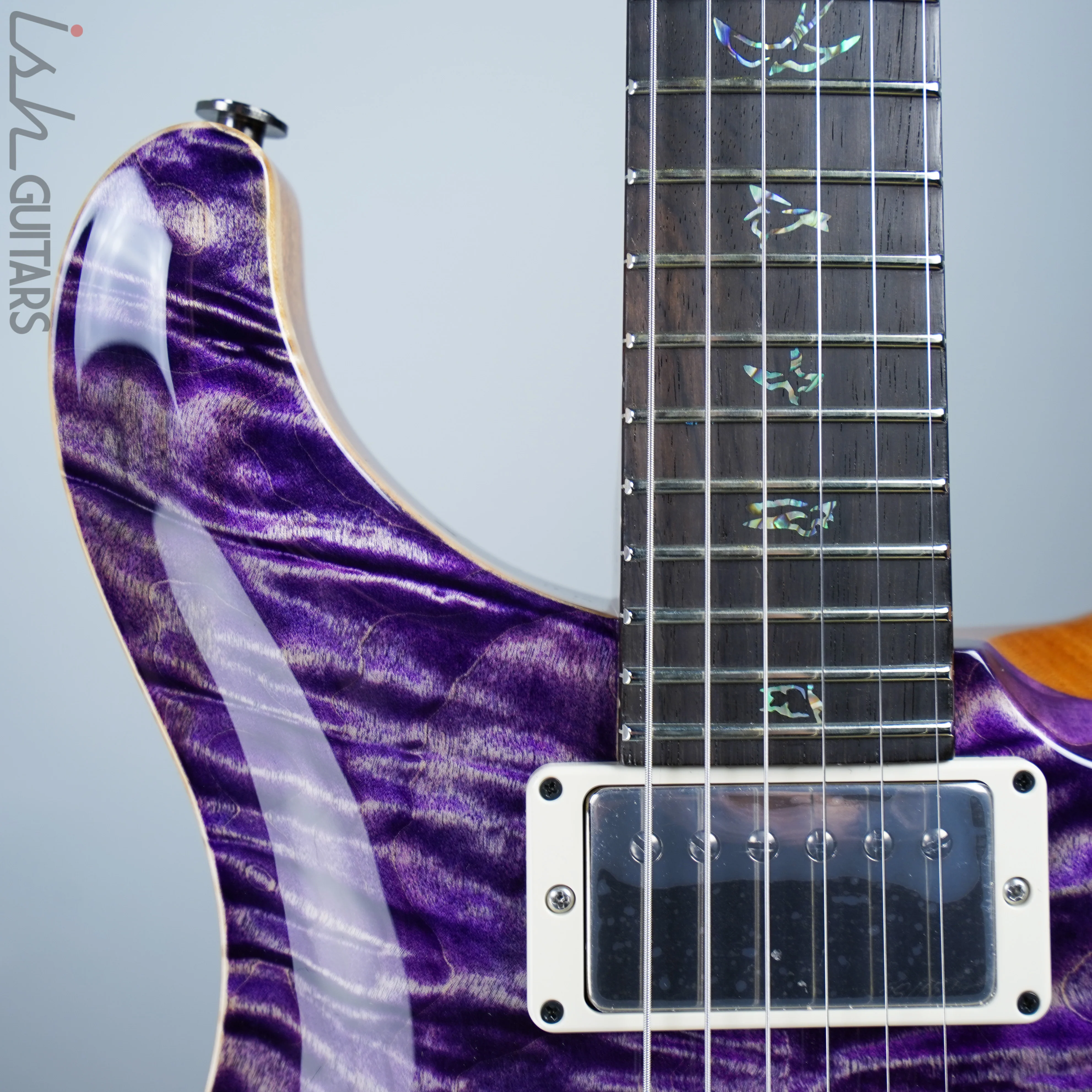 2020 Paul Reed Smith PRS Wood Library Custom 24 Faded Purple Brazilian - Image 3