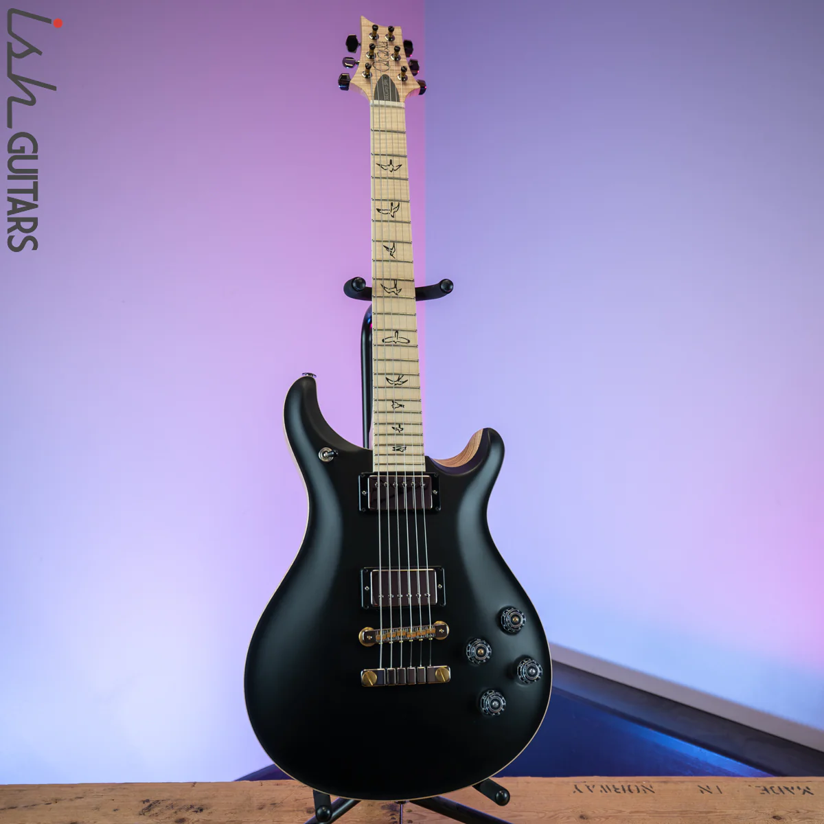 2020 Paul Reed Smith PRS Wood Library McCarty 594 Black Satin Ash Maple Neck - Image 2