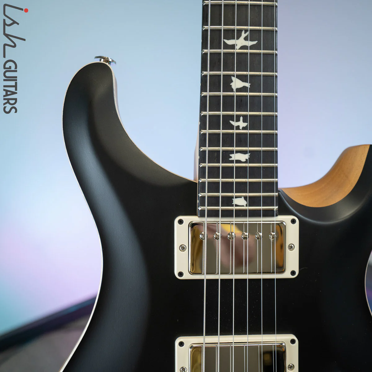 PRS CE 24 Satin Nitro 57/08 Ebony Fretboard Black - Image 3