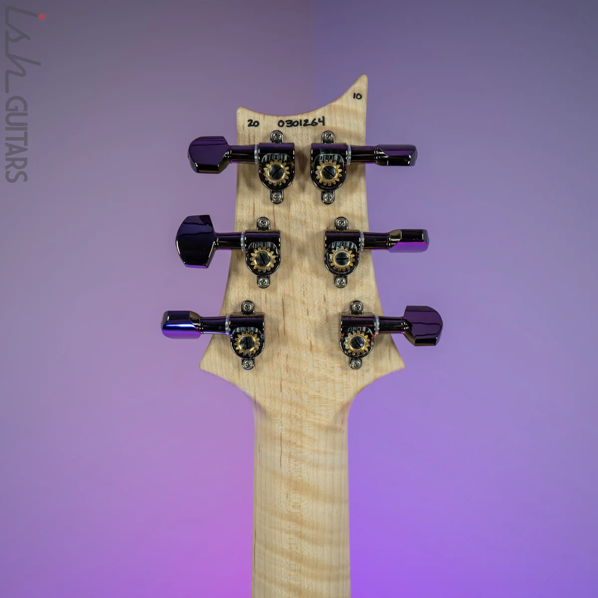 2020 PRS Custom 24 Floyd Wood Library 1 Piece Quilt Ash Violet Blue Burst - Image 13