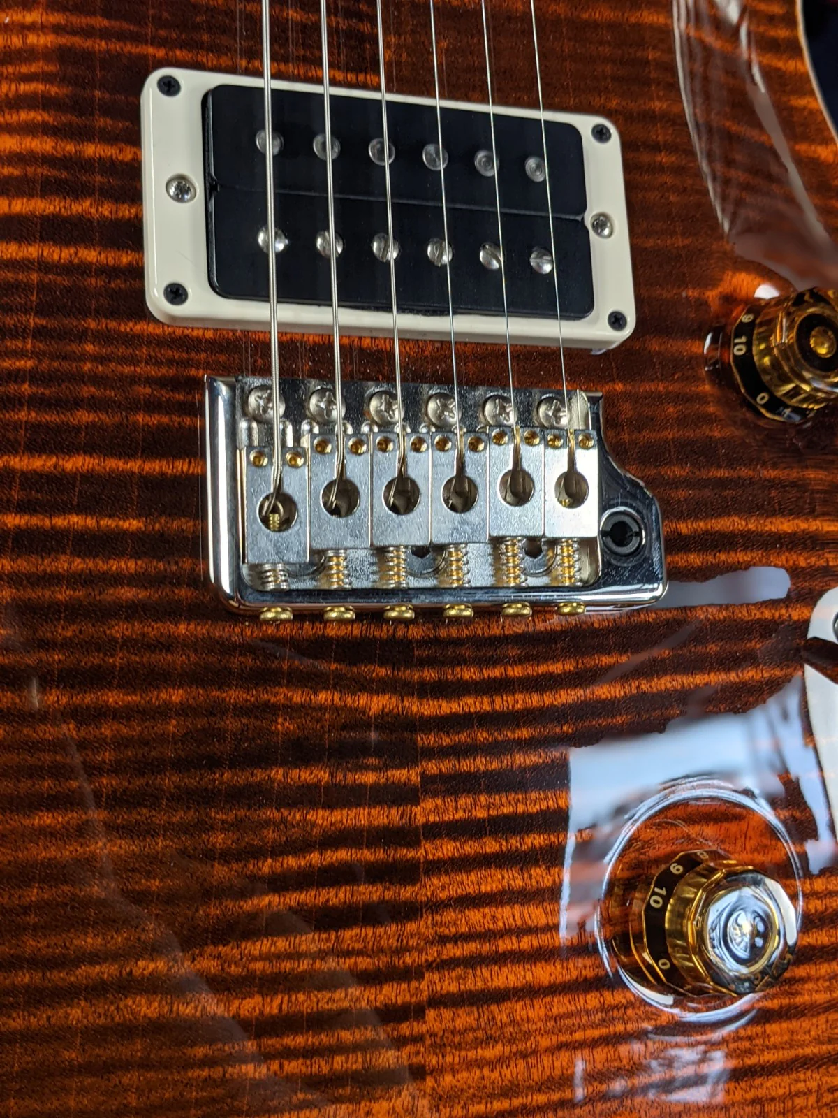 2021 PRS Custom 24 Orange Tiger - Image 14