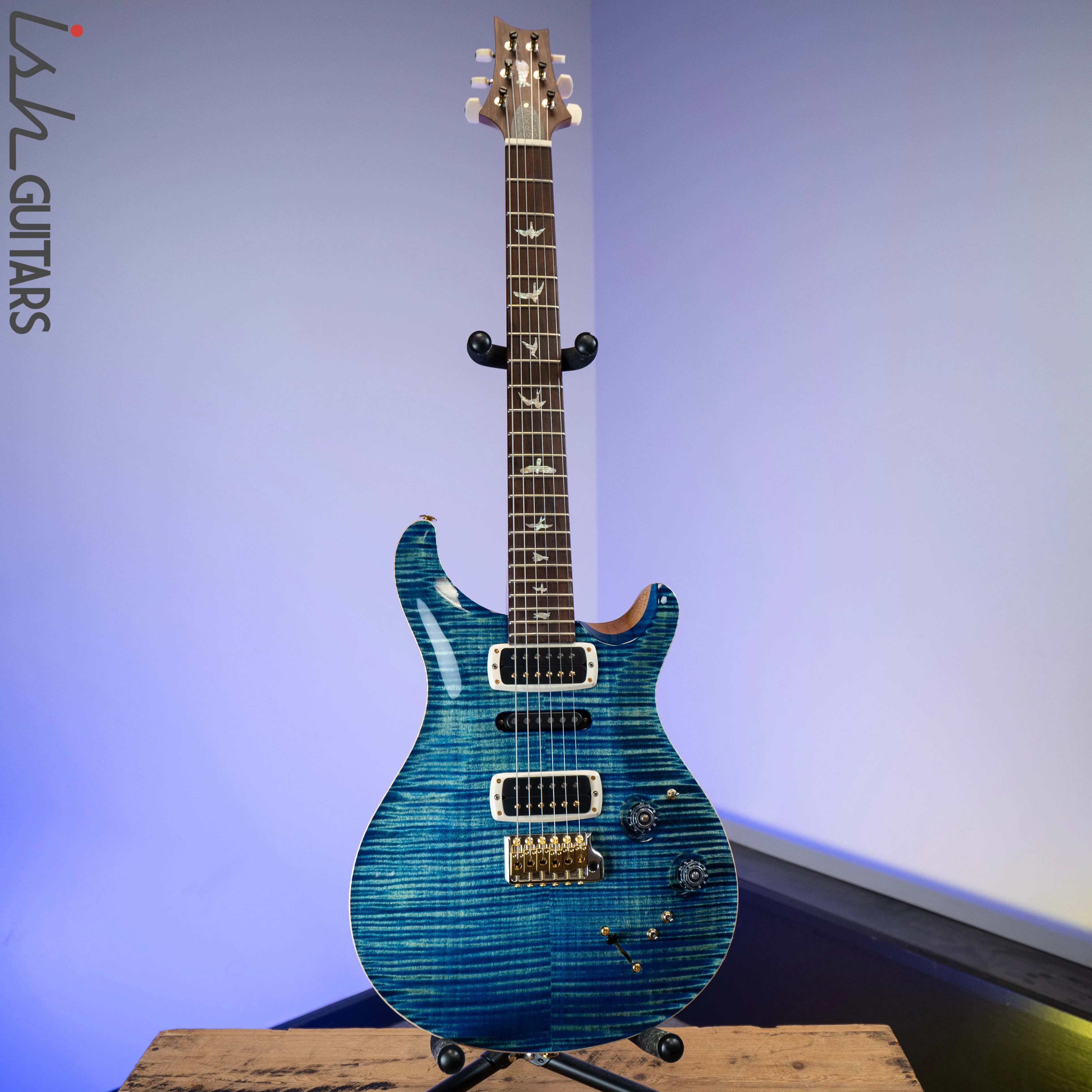 PRS Experience Modern Eagle V River Blue 10 Top - Image 2