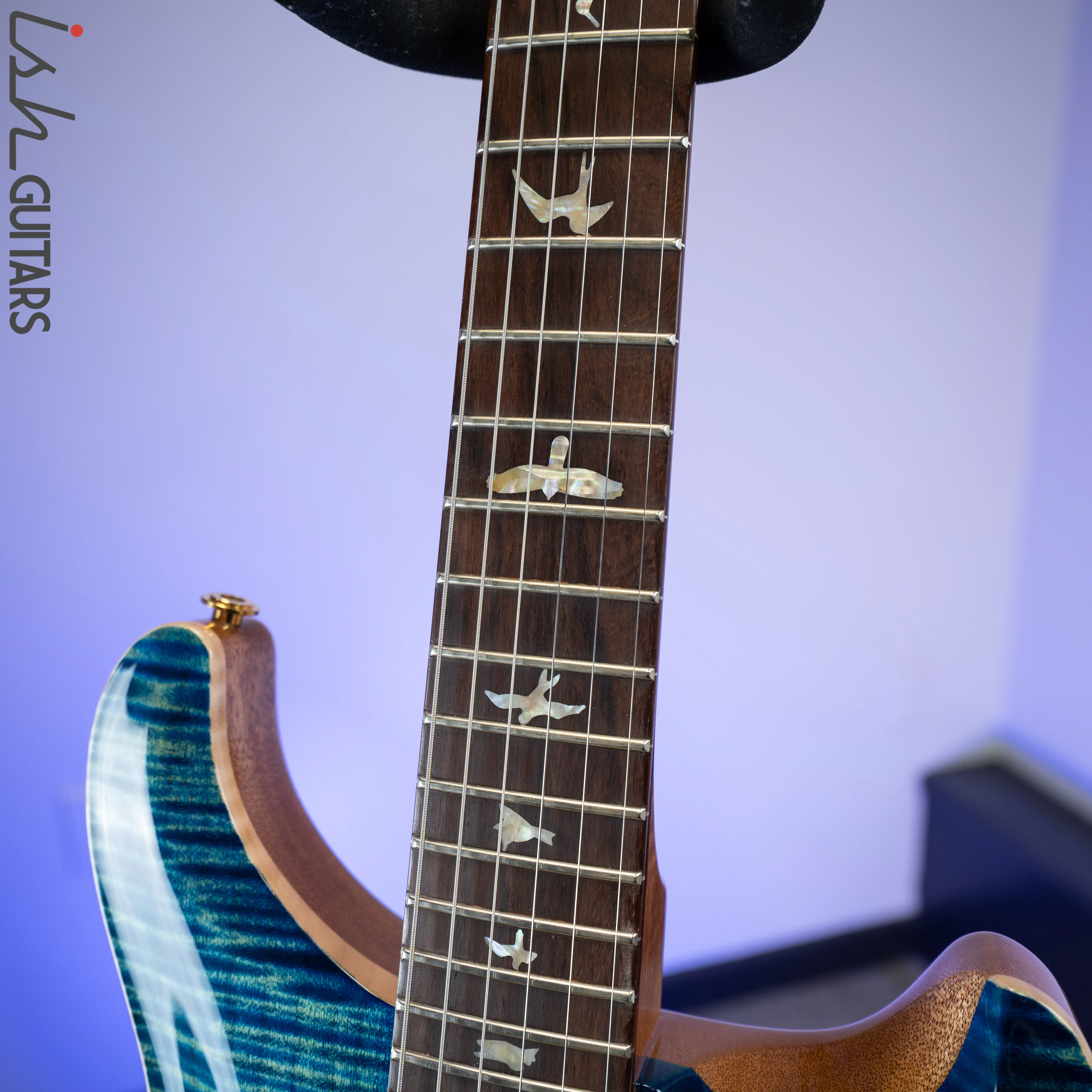 PRS Experience Modern Eagle V River Blue 10 Top - Image 6