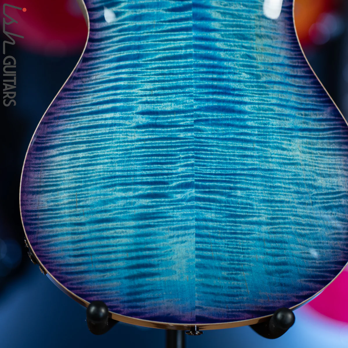 2020 PRS Hollowbody II McCarty 594 Wood Library Aqua Blue Purple Burst - Image 11