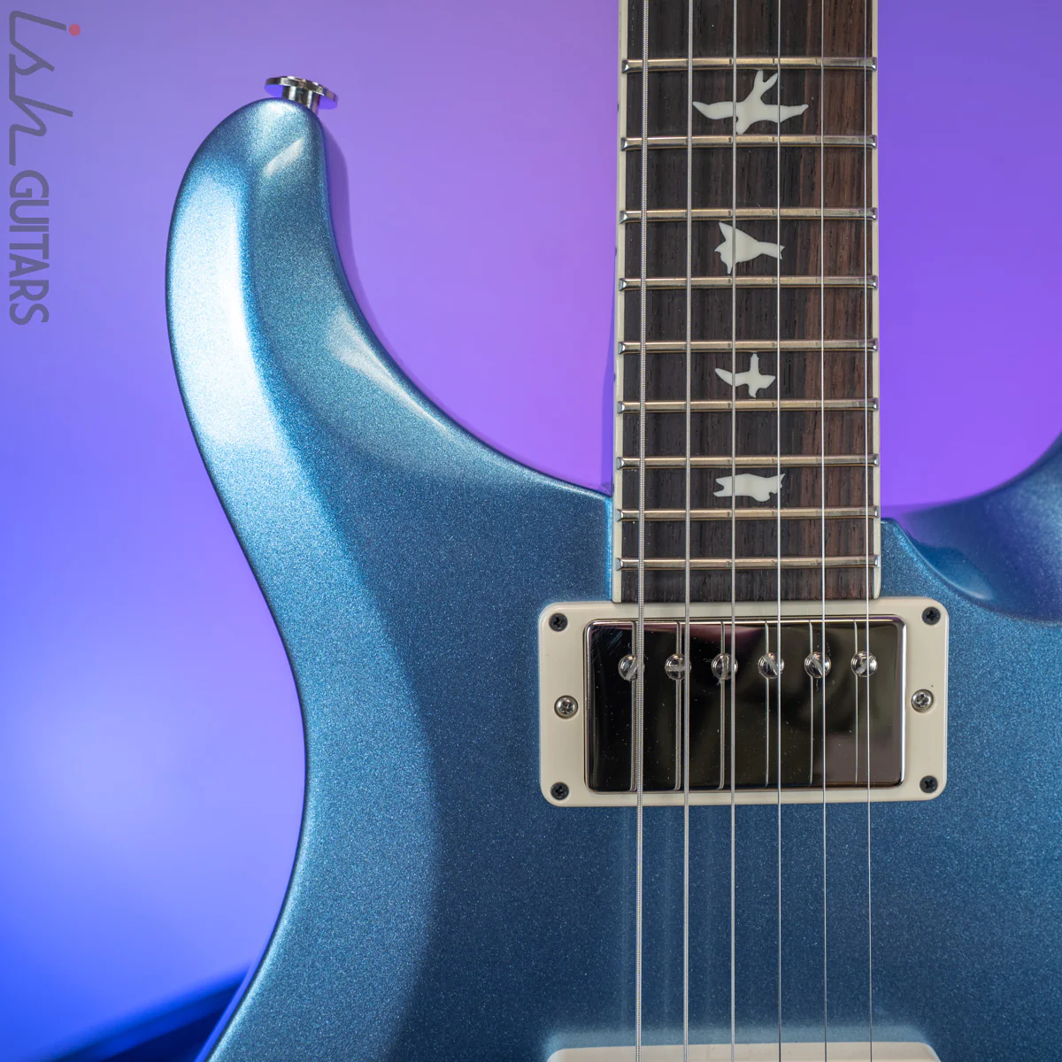 PRS S2 McCarty Thinline 594 Frost Blue Metallic - Image 3