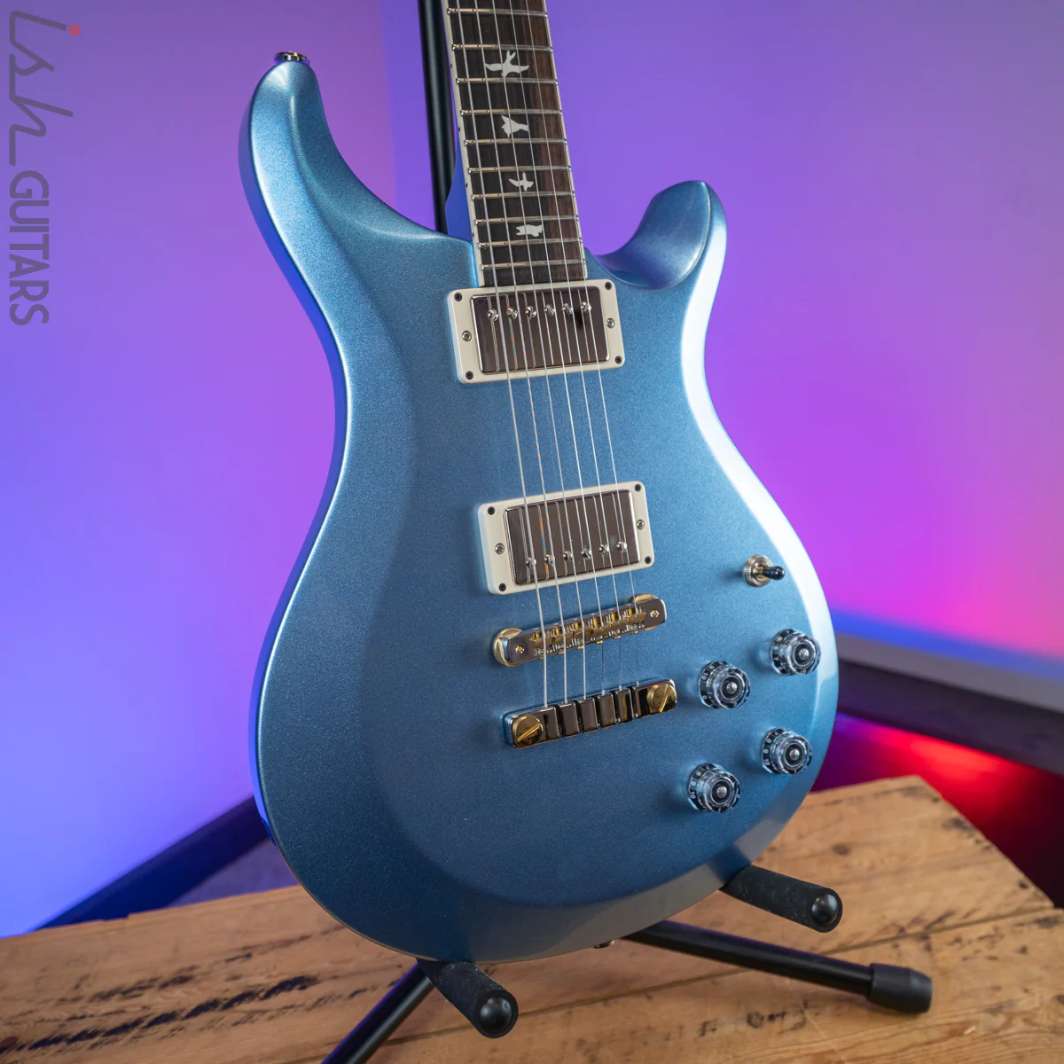 PRS S2 McCarty Thinline 594 Frost Blue Metallic - Image 5