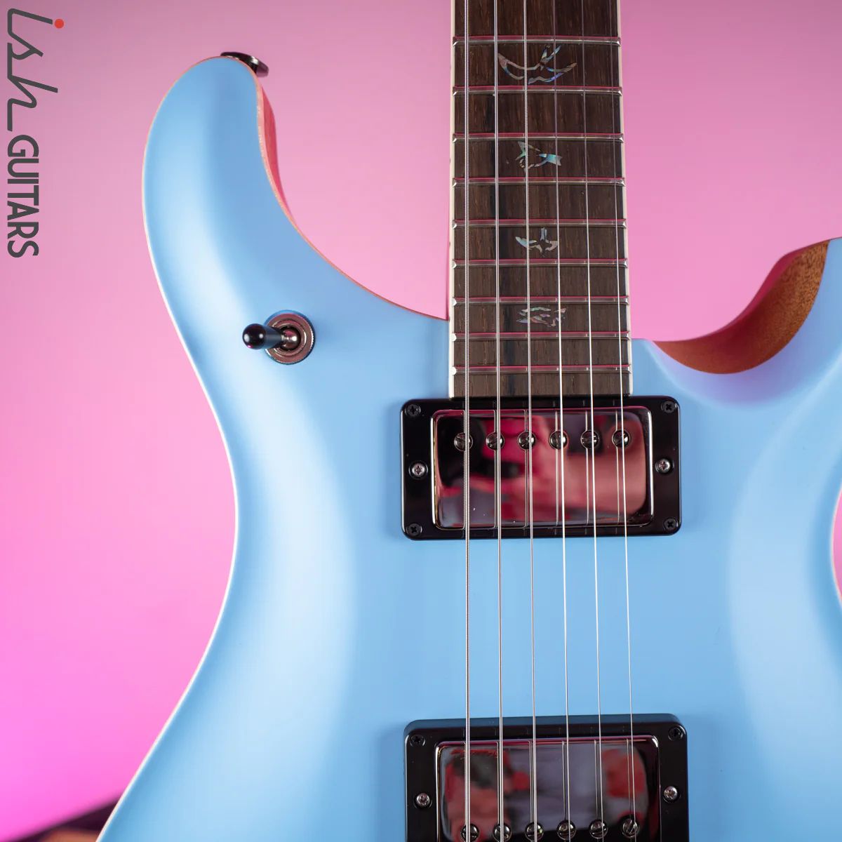 2020 PRS Paul Reed Smith McCarty 594 Wood Library Opaque Powder Blue Satin Brazilian - Image 3