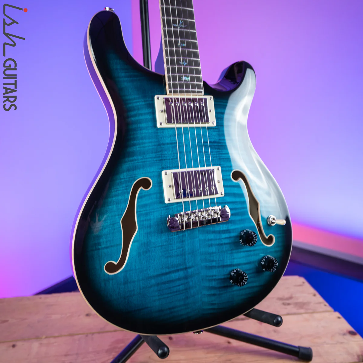 2020 PRS Paul Reed Smith SE Hollowbody II Piezo Peacock Blue - Image 5